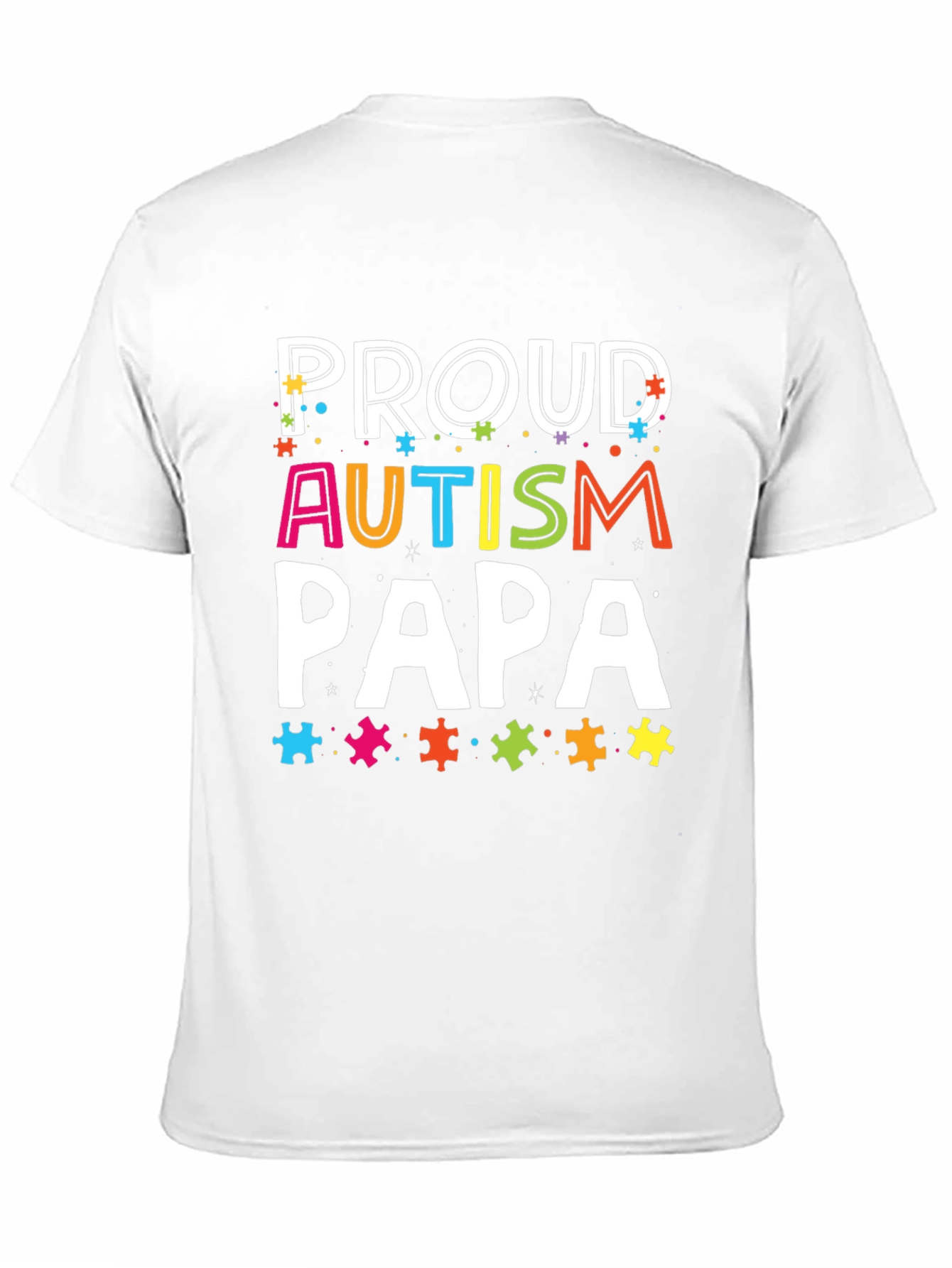 Proud Autism Papa T-Shirt