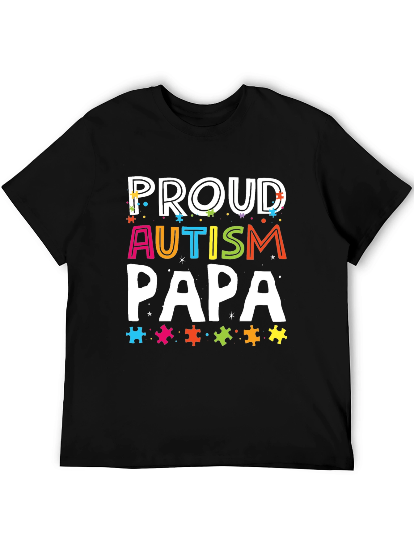 Proud Autism Papa T-Shirt