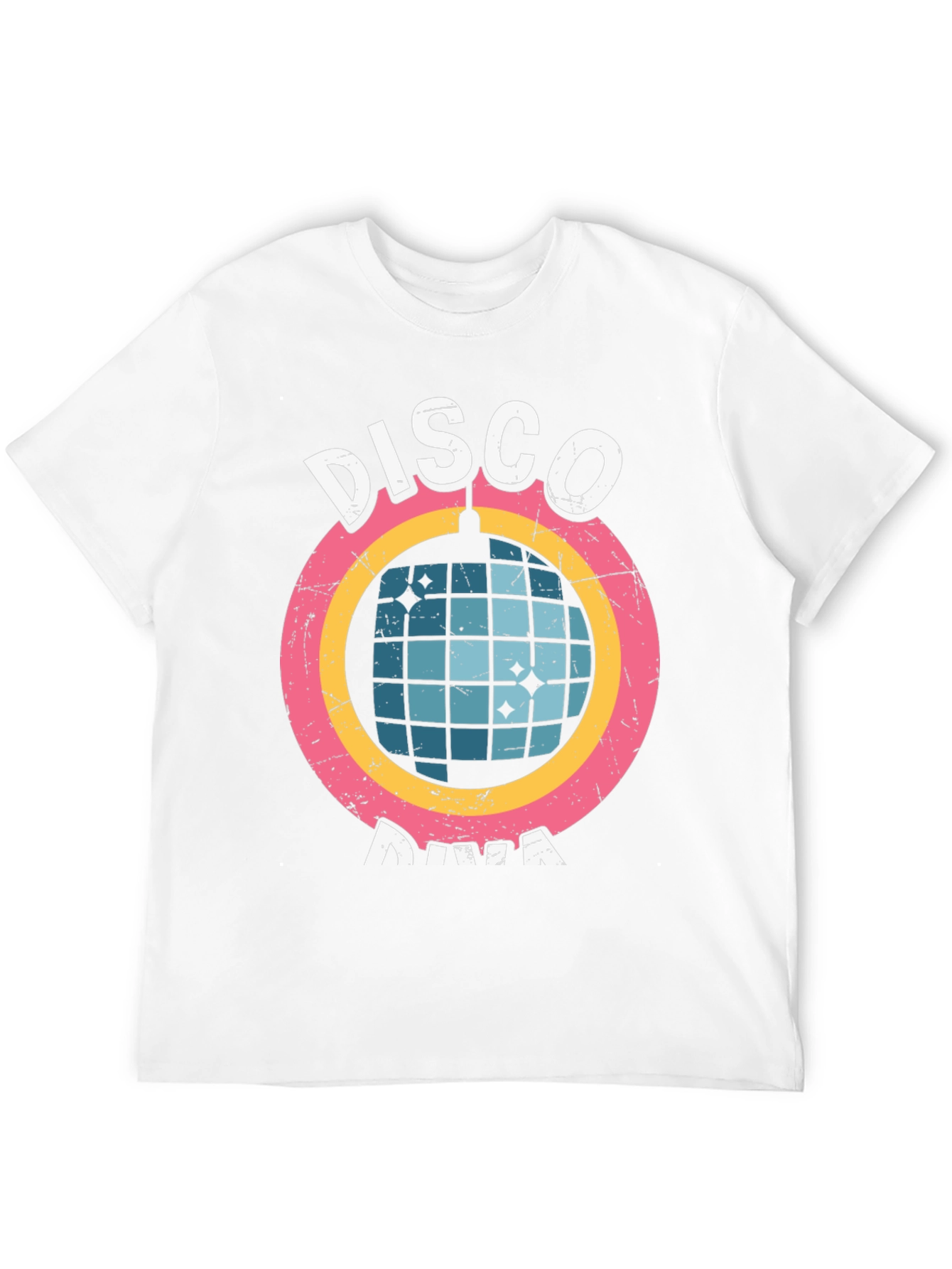 Disco Diva Graphic Tee - Retro Party Shirt