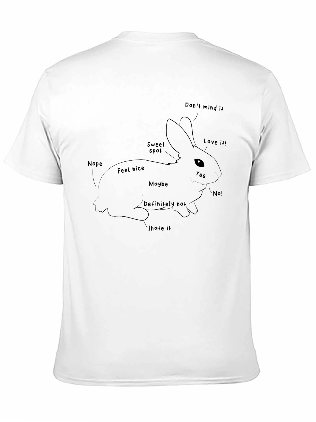 Rabbit Anatomy T-Shirt - Funny Pet Owner Tee