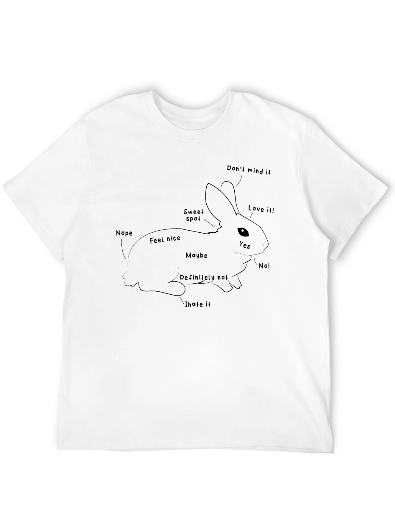 Rabbit Anatomy T-Shirt - Funny Pet Owner Tee