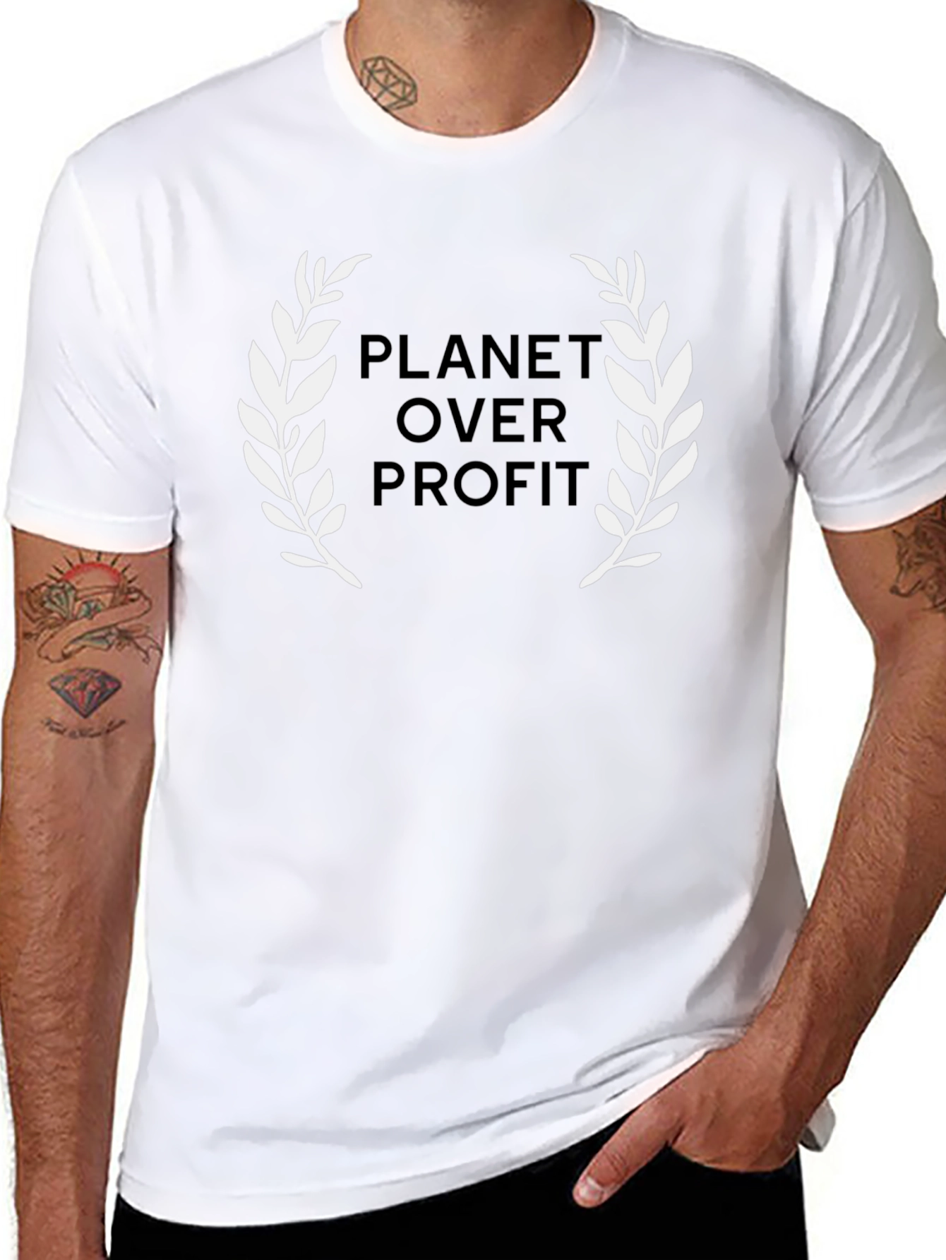 Planet Over Profit Graphic Tee