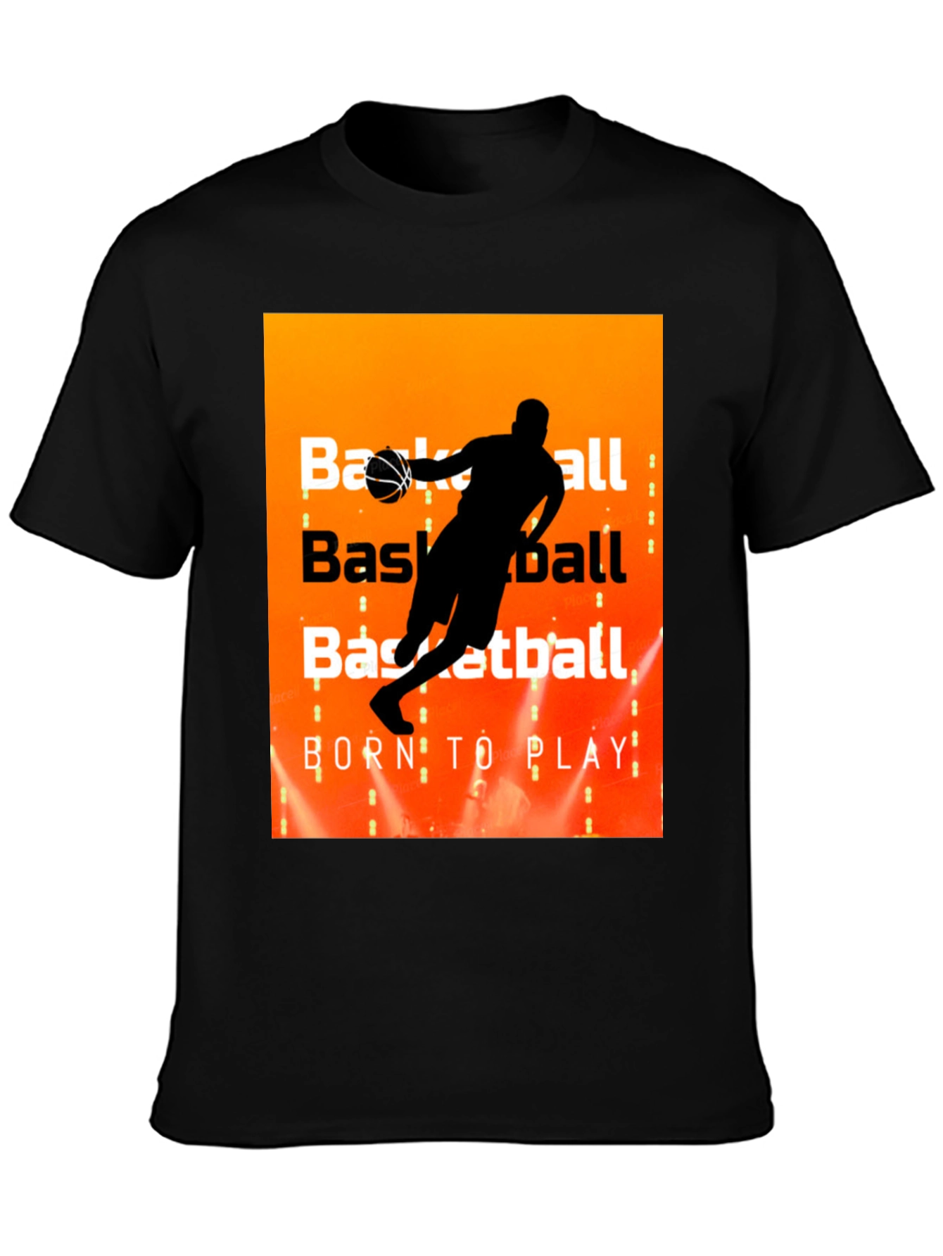 Basketball Born to Play Graphic T-Shirt