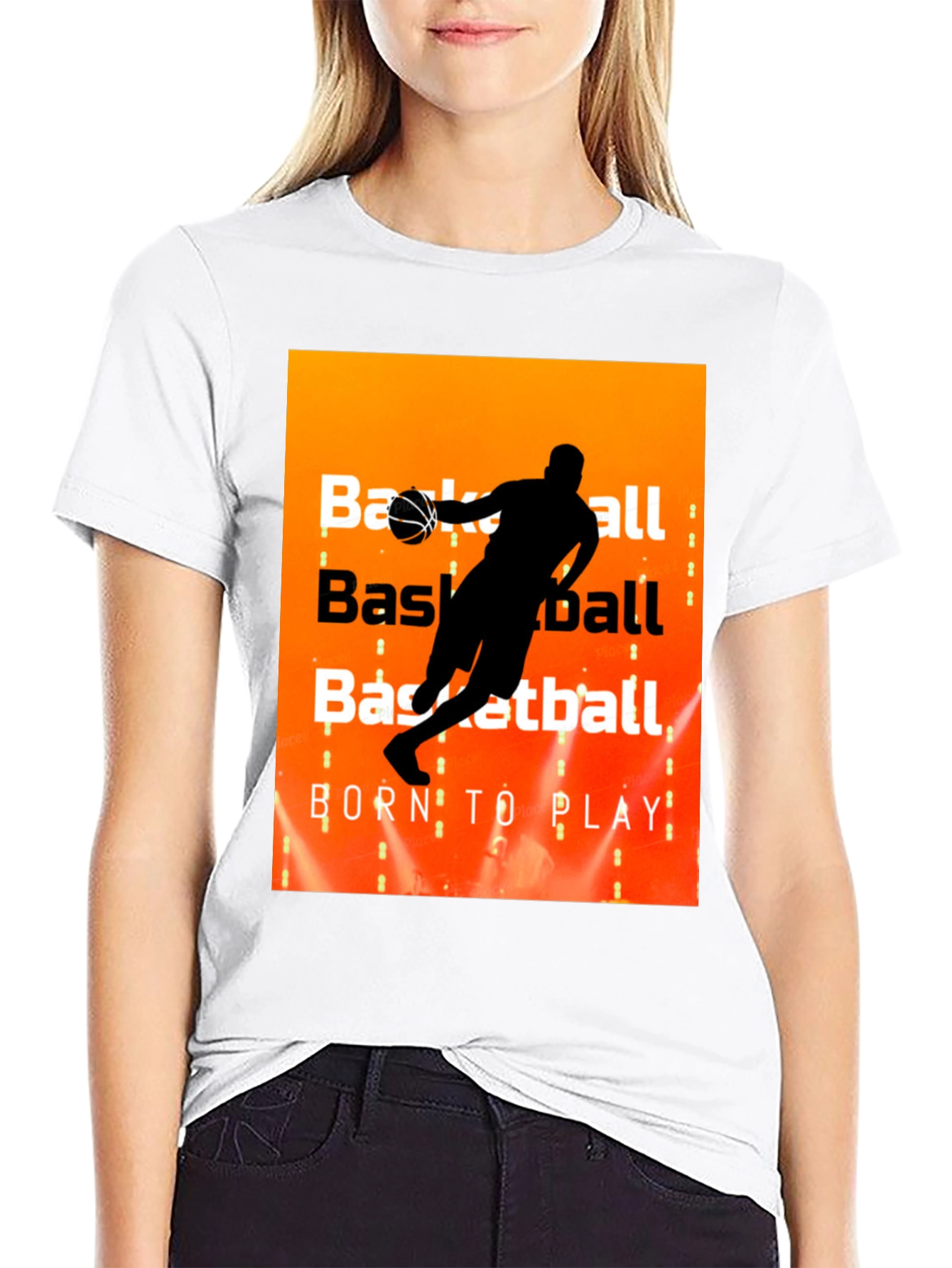 Basketball Born to Play Graphic T-Shirt