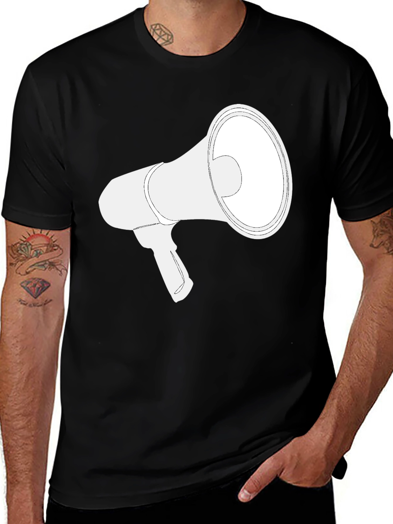 Megaphone Graphic Tee - Speak Up!