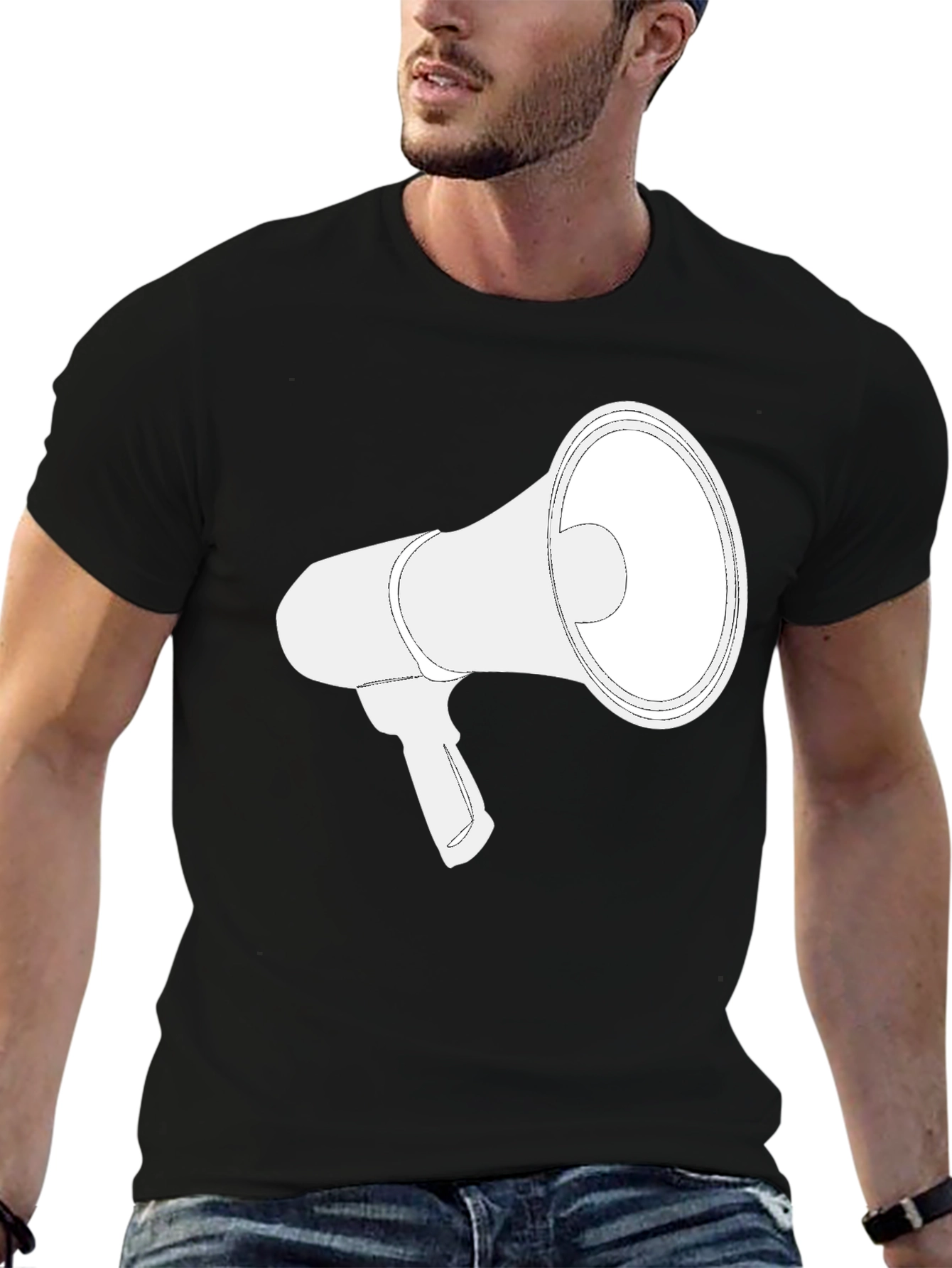 Megaphone Graphic Tee - Speak Up!