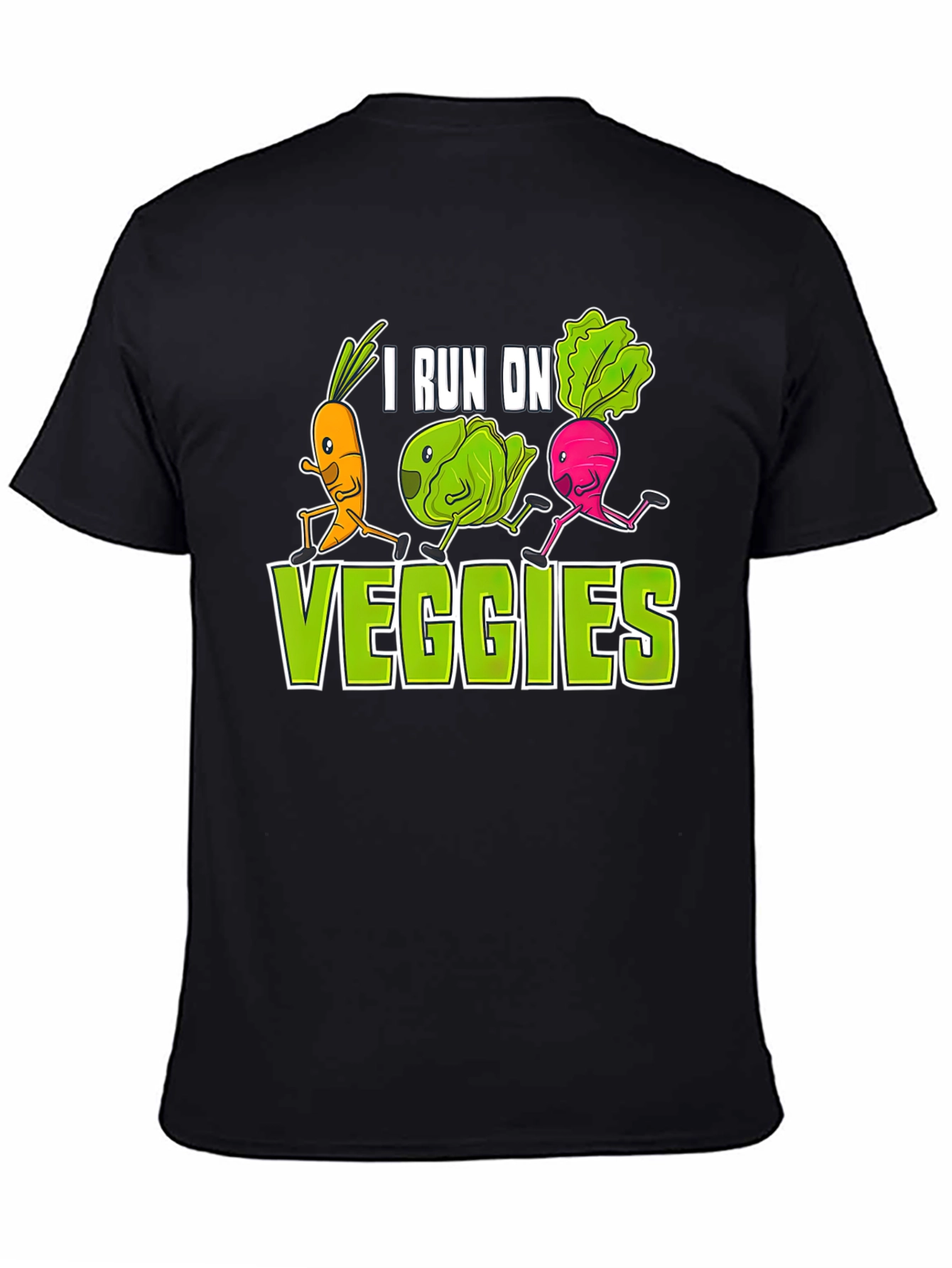 I Run on Veggies Graphic T-Shirt