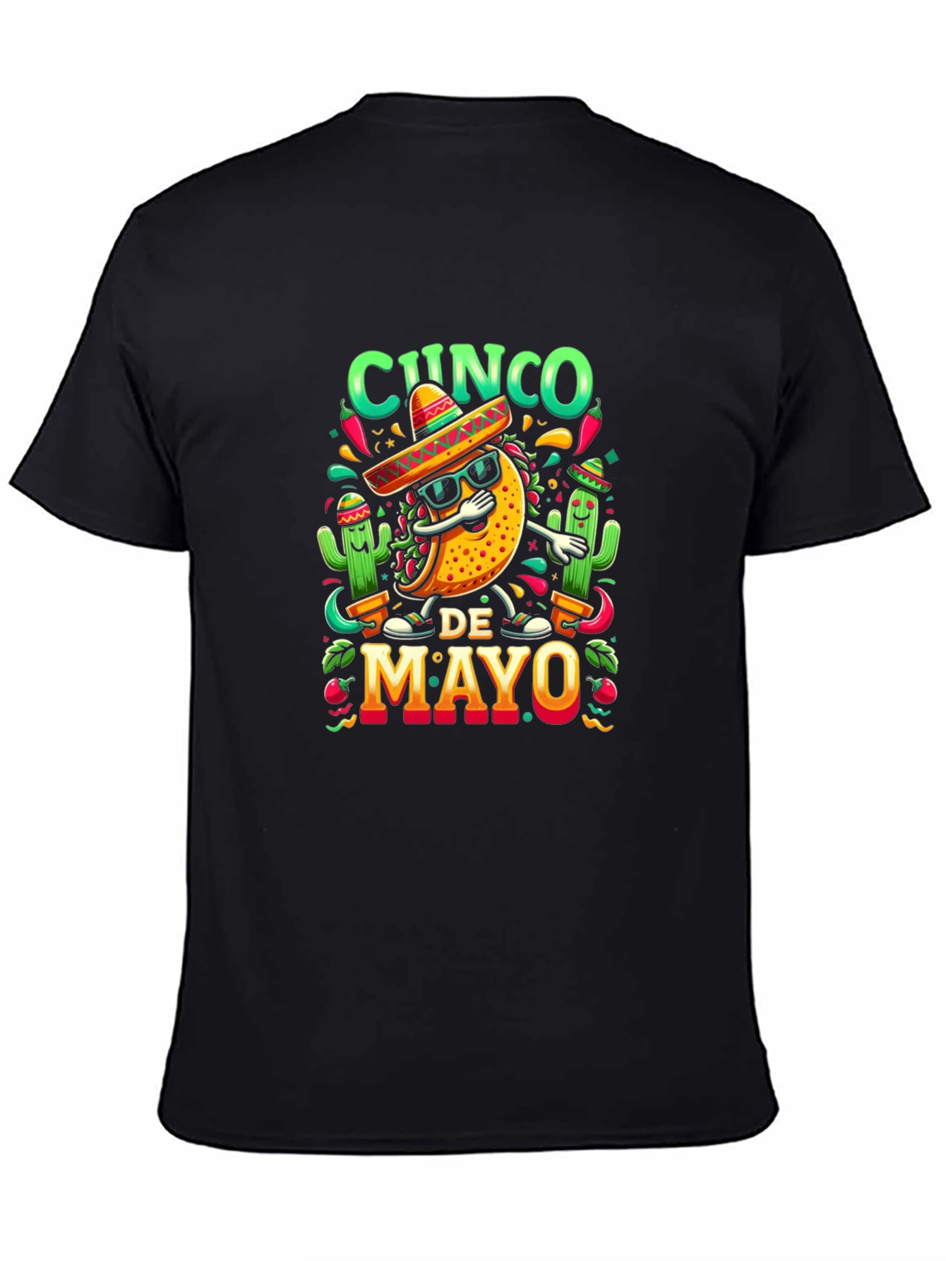 Cinco de Mayo T-Shirt - Black
