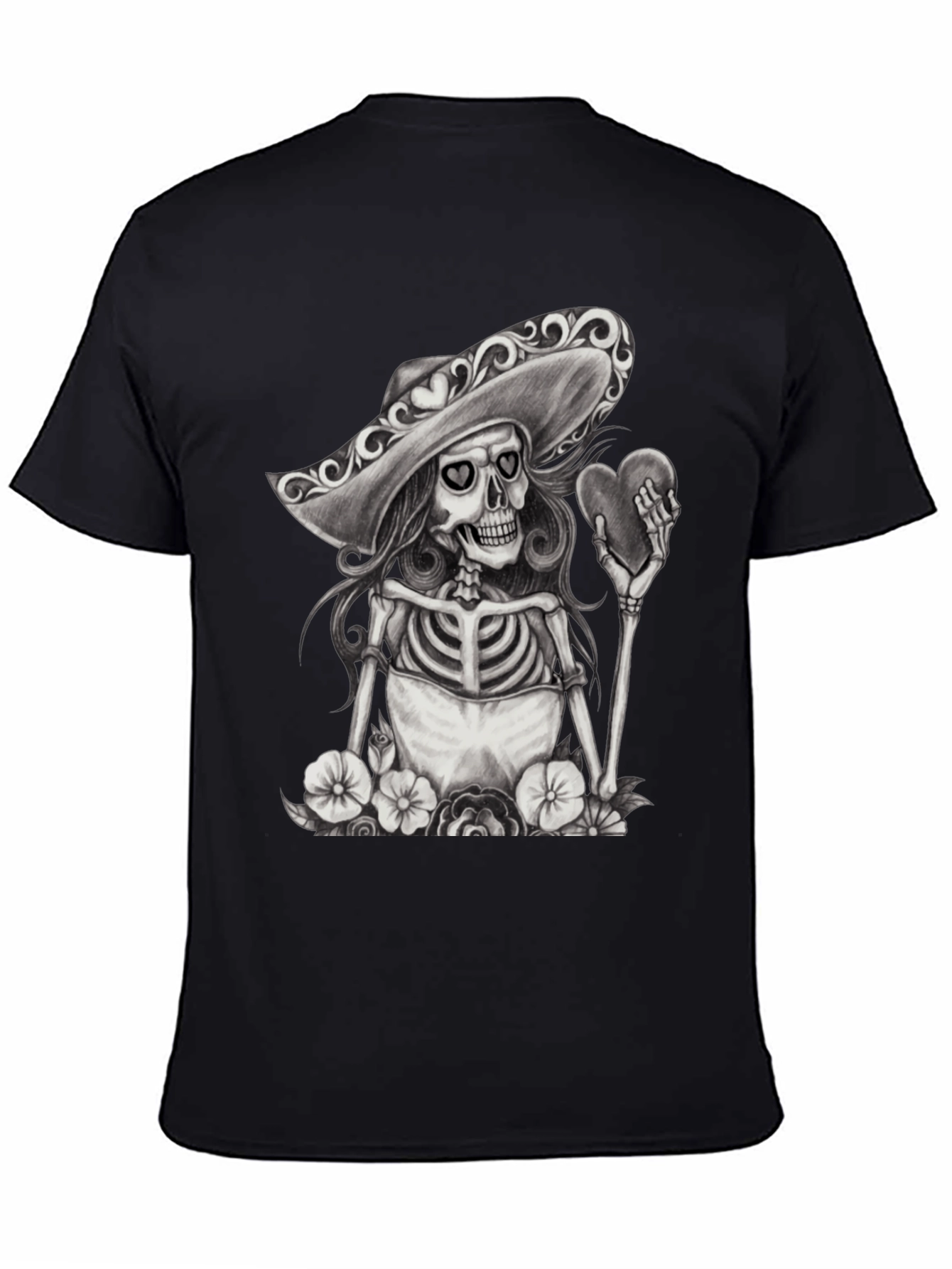 Day of the Dead Skeleton Heart T-Shirt