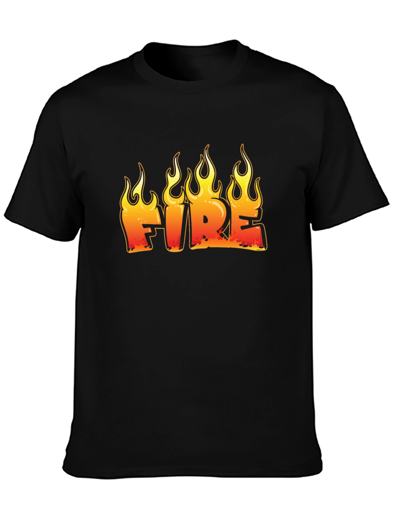 Fiery Graphic T-Shirt