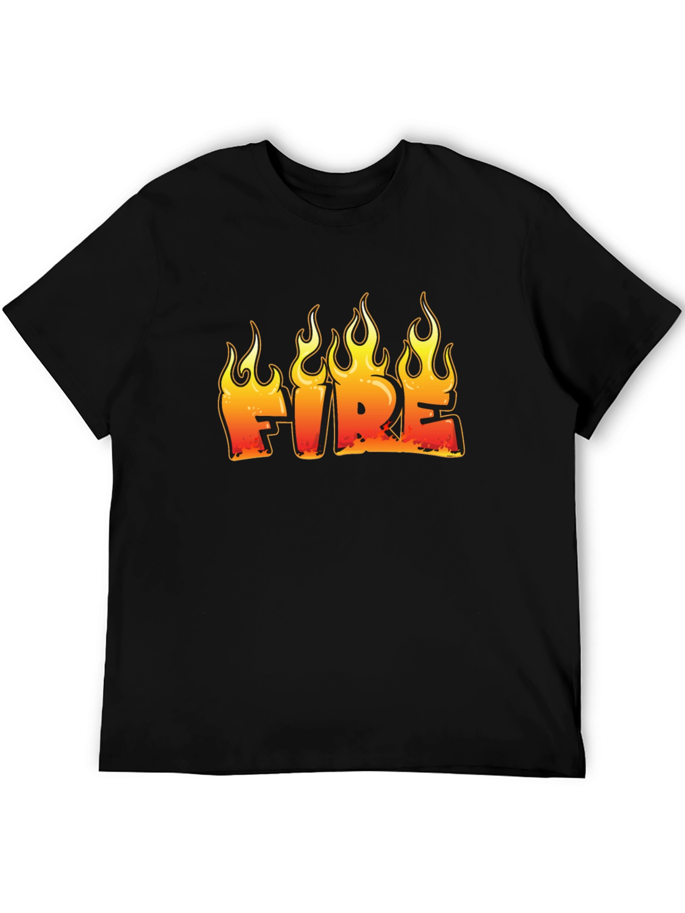 Fiery Graphic T-Shirt