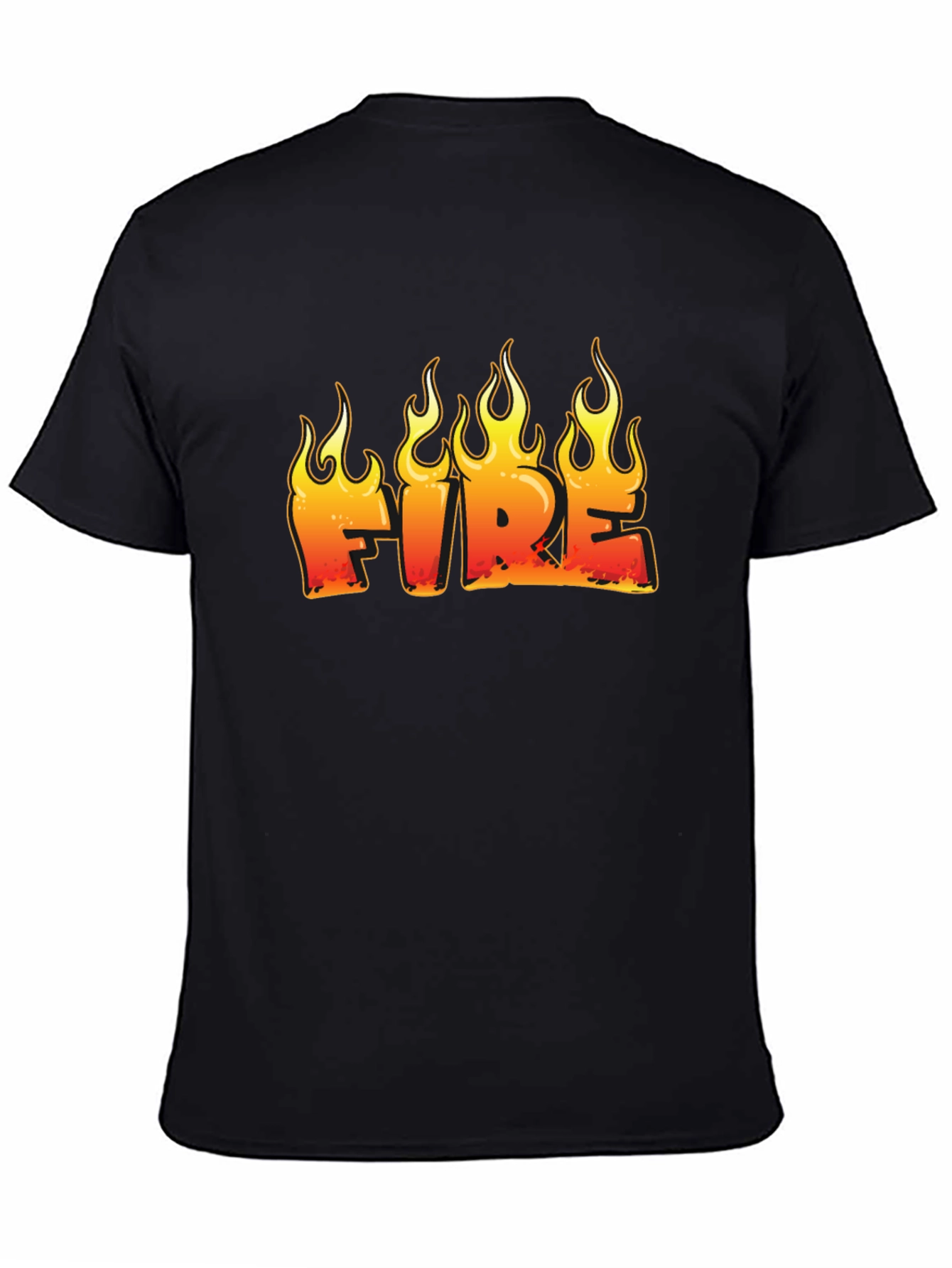 Fiery Graphic T-Shirt