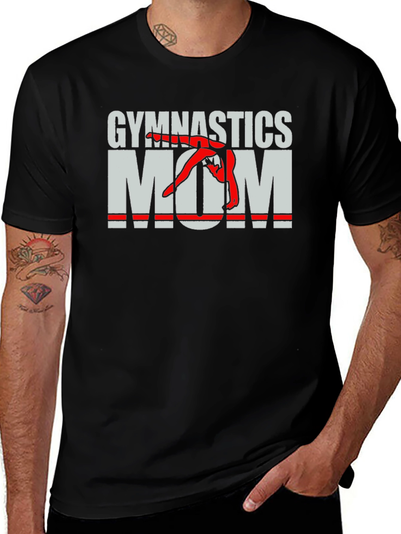 Gymnastics Mom Graphic T-Shirt