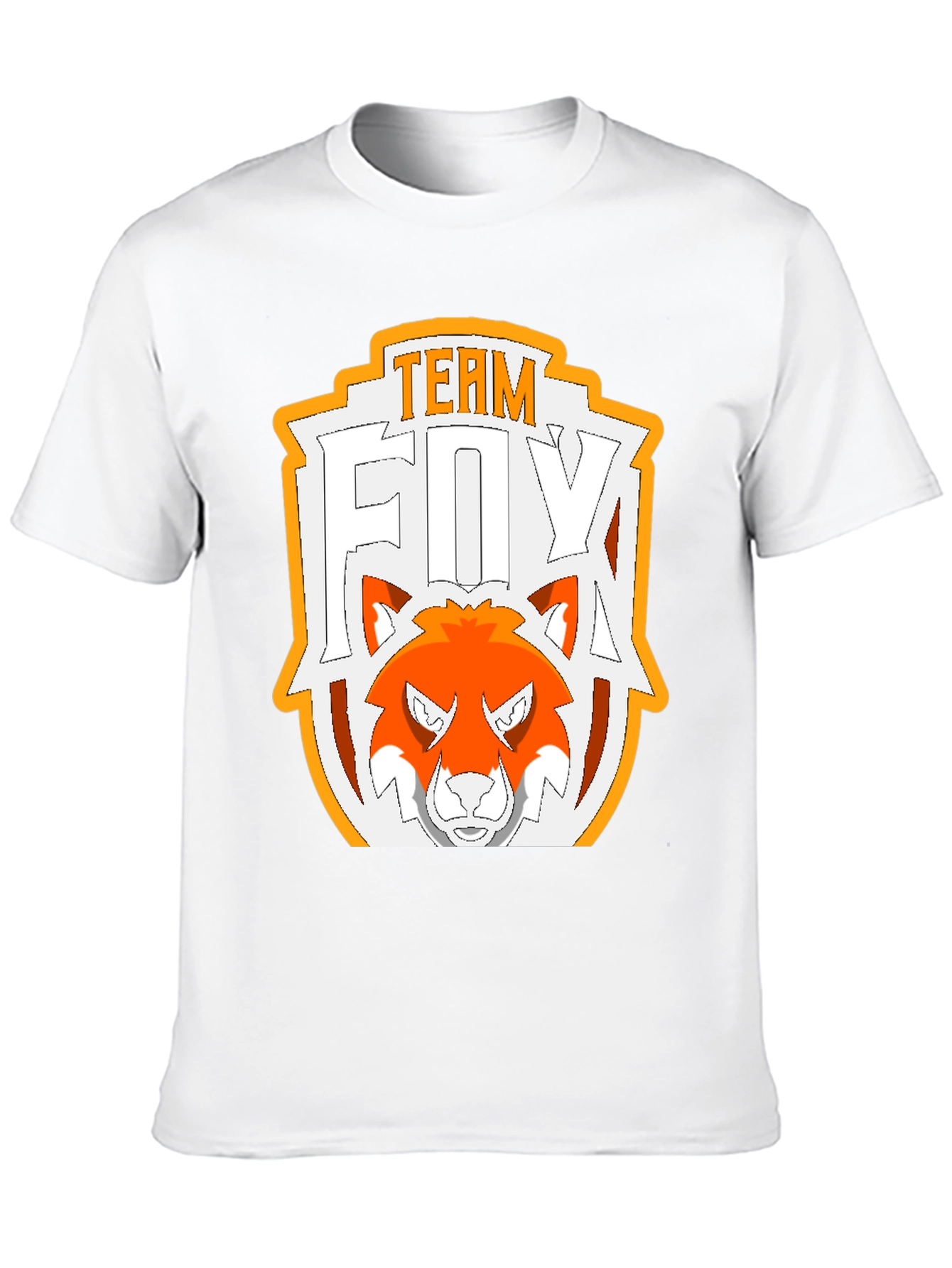 Team Fox Graphic Tee - Black Cotton T-Shirt