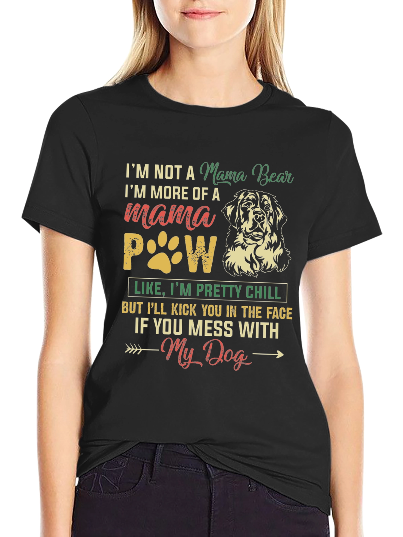 Mama Paw Dog Lover T-Shirt