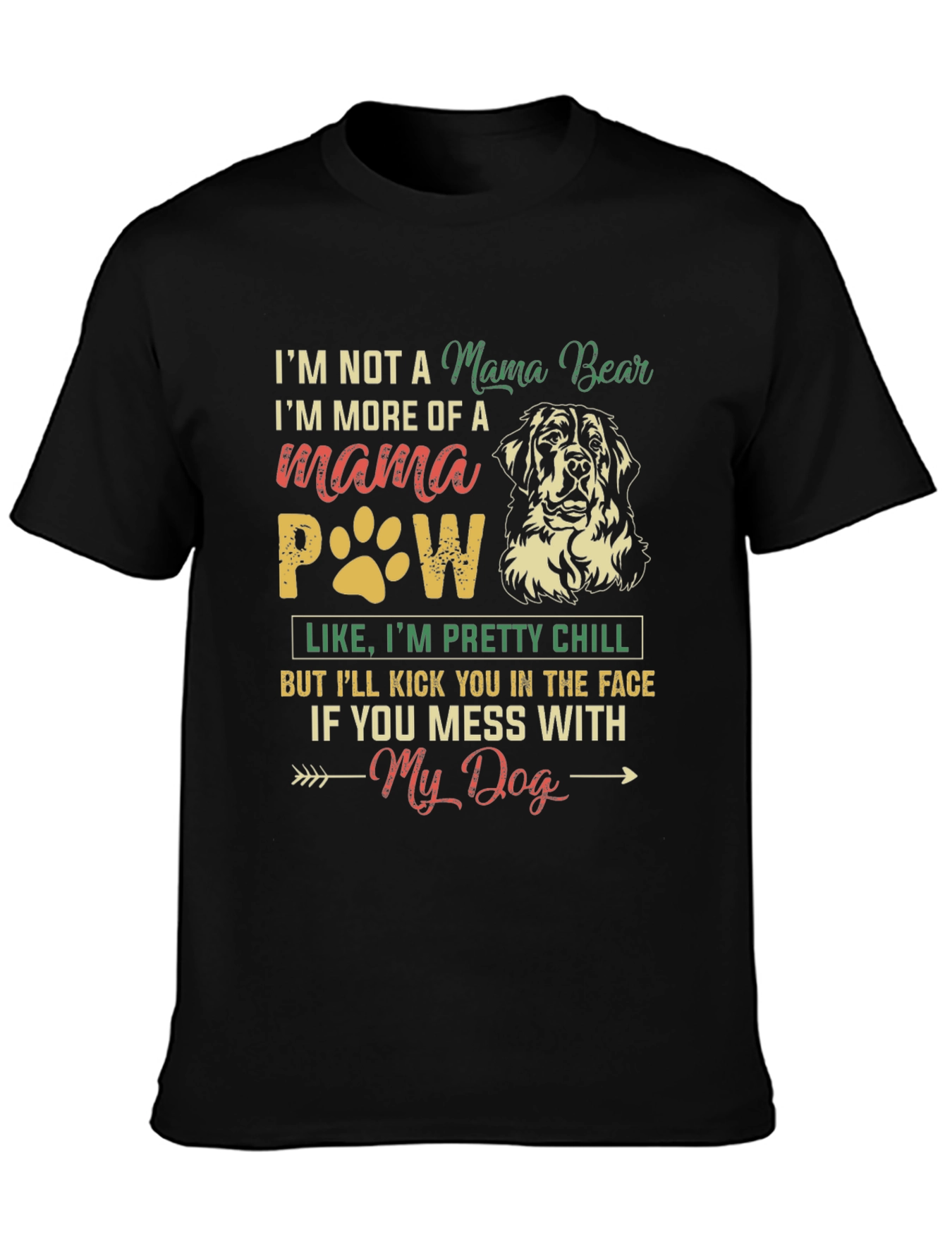 Mama Paw Dog Lover T-Shirt