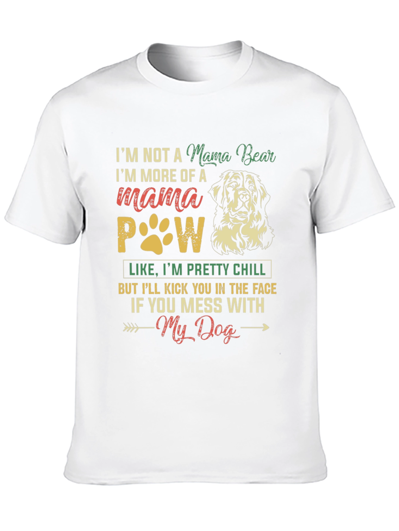 Mama Paw Dog Lover T-Shirt