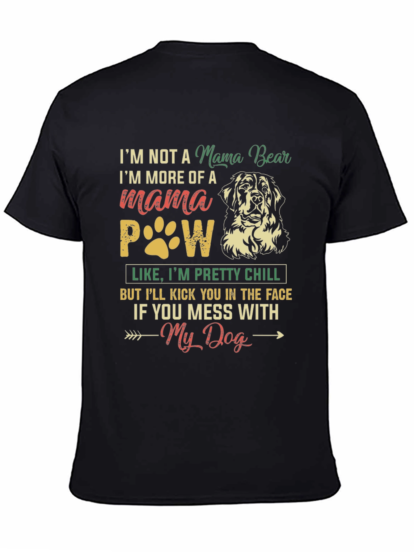 Mama Paw Dog Lover T-Shirt
