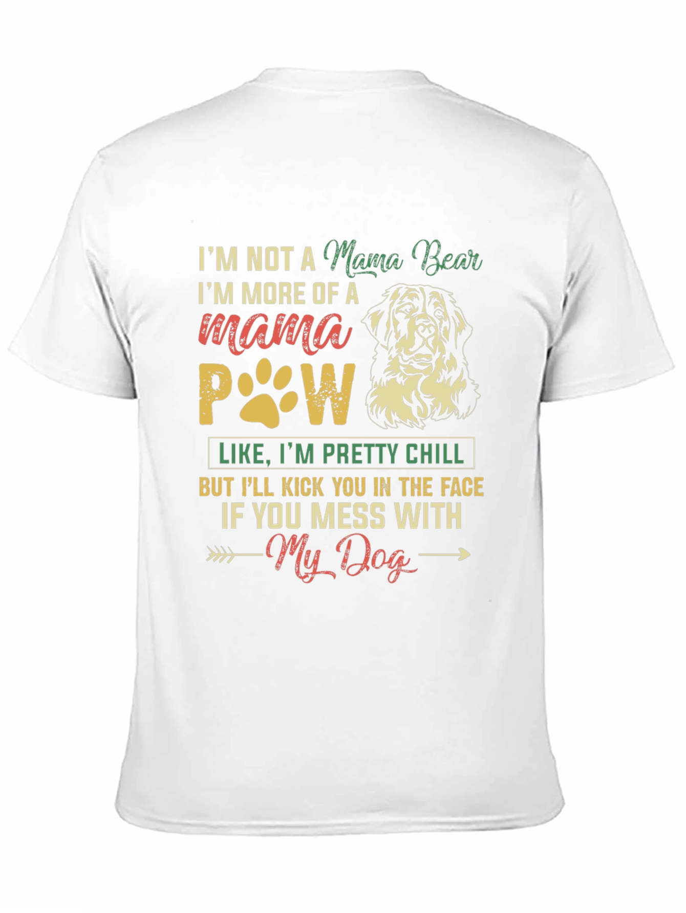 Mama Paw Dog Lover T-Shirt