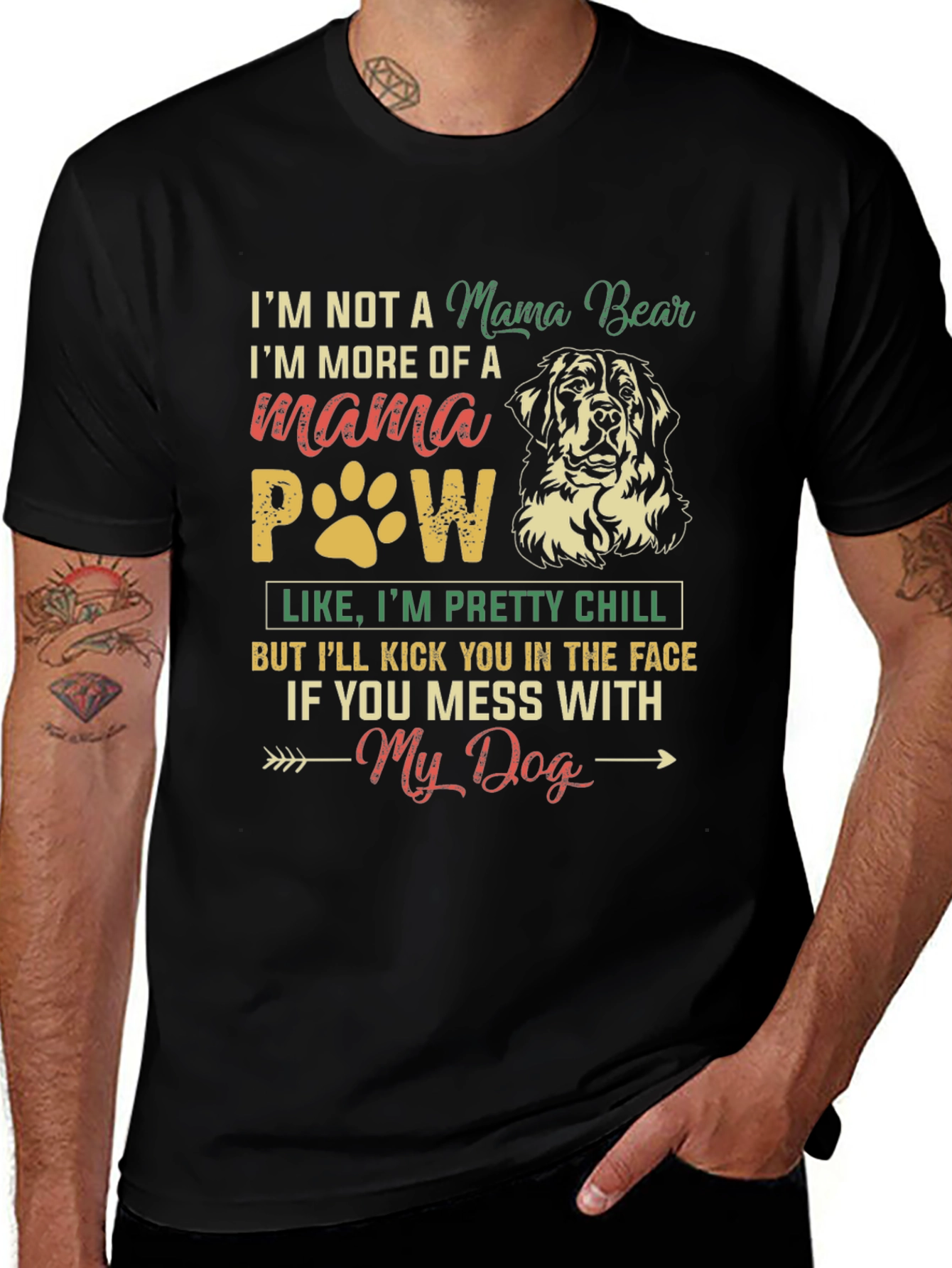 Mama Paw Dog Lover T-Shirt