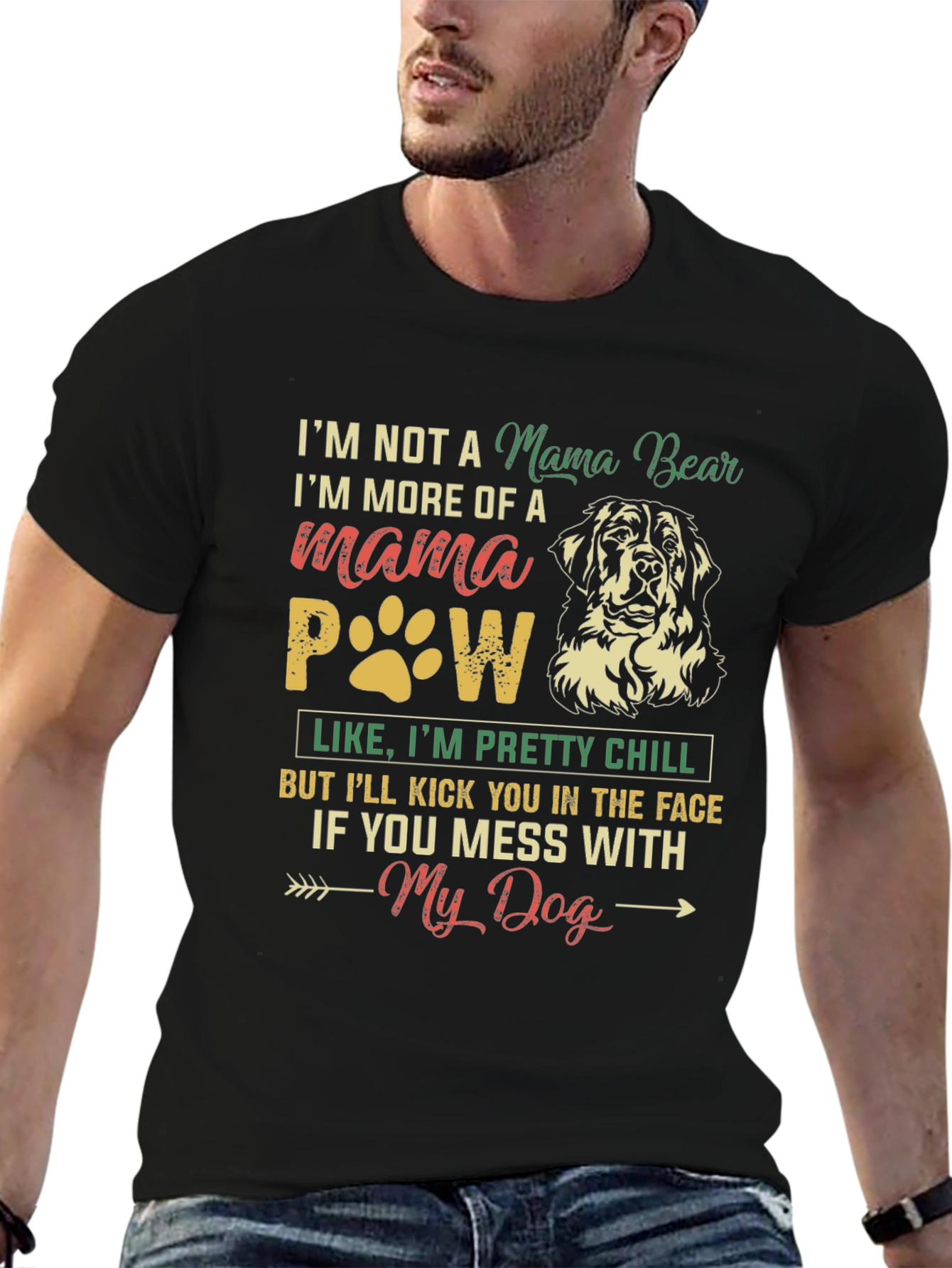 Mama Paw Dog Lover T-Shirt