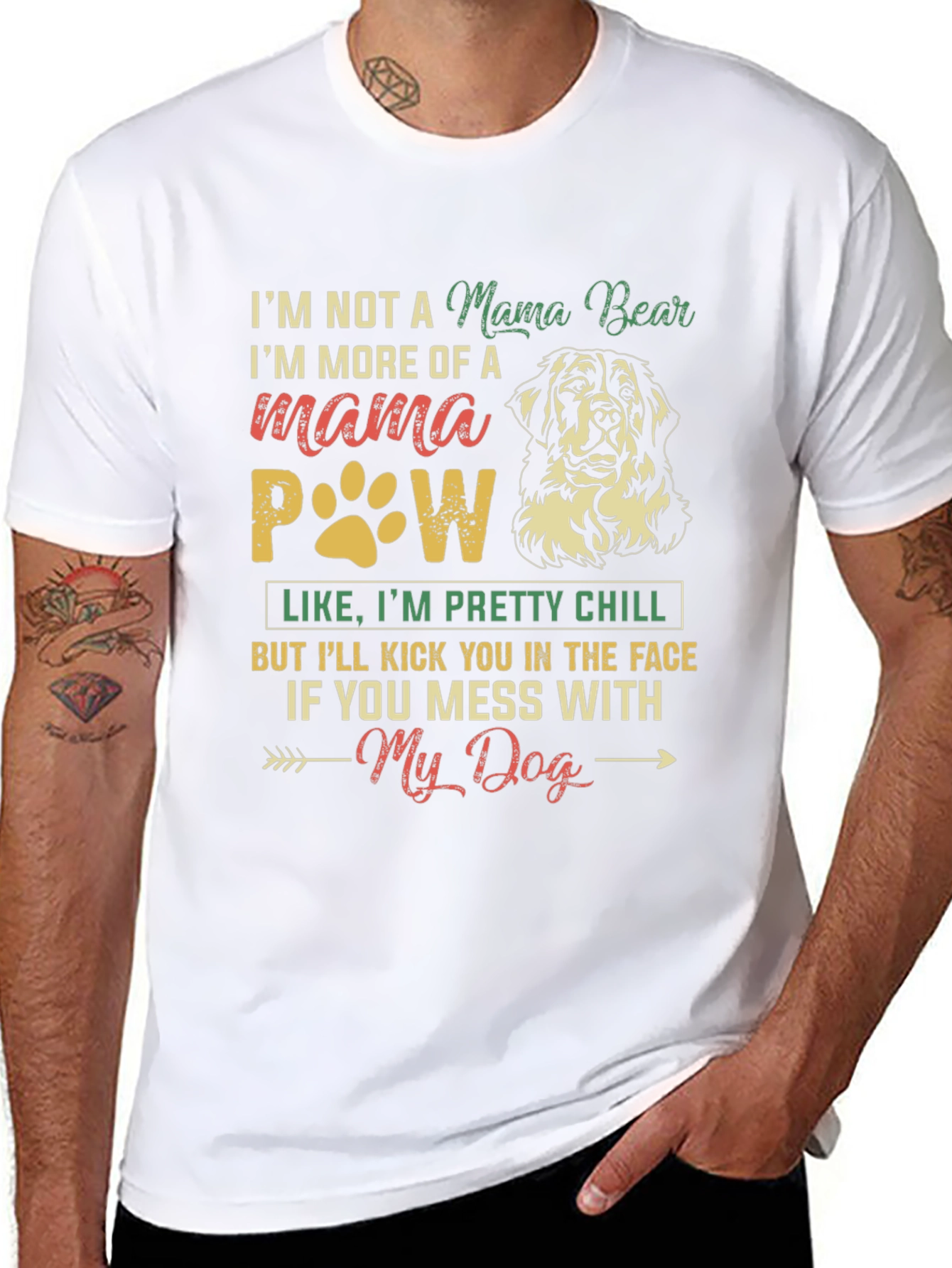 Mama Paw Dog Lover T-Shirt