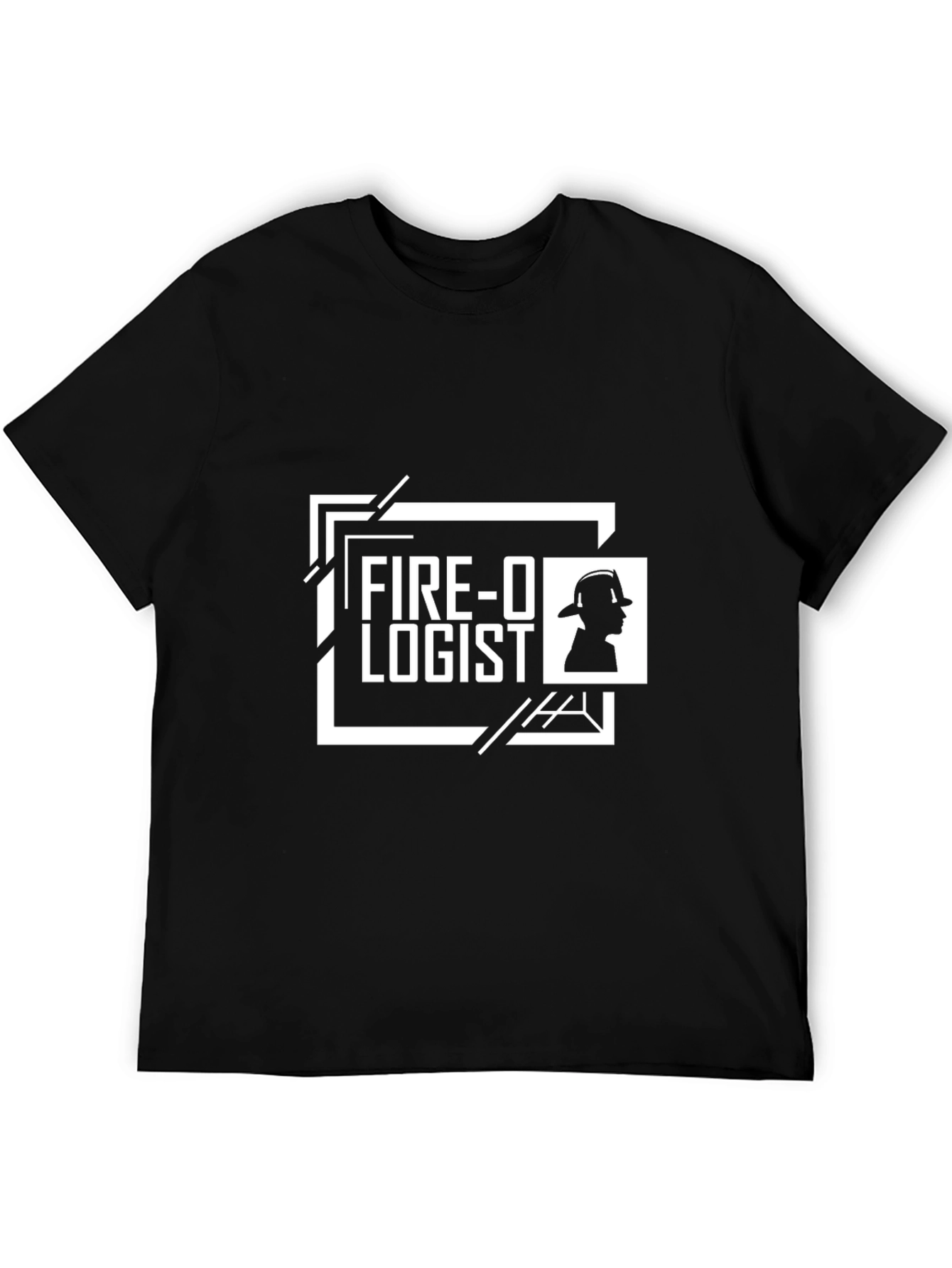 Fire-O-Logist Black Graphic T-Shirt