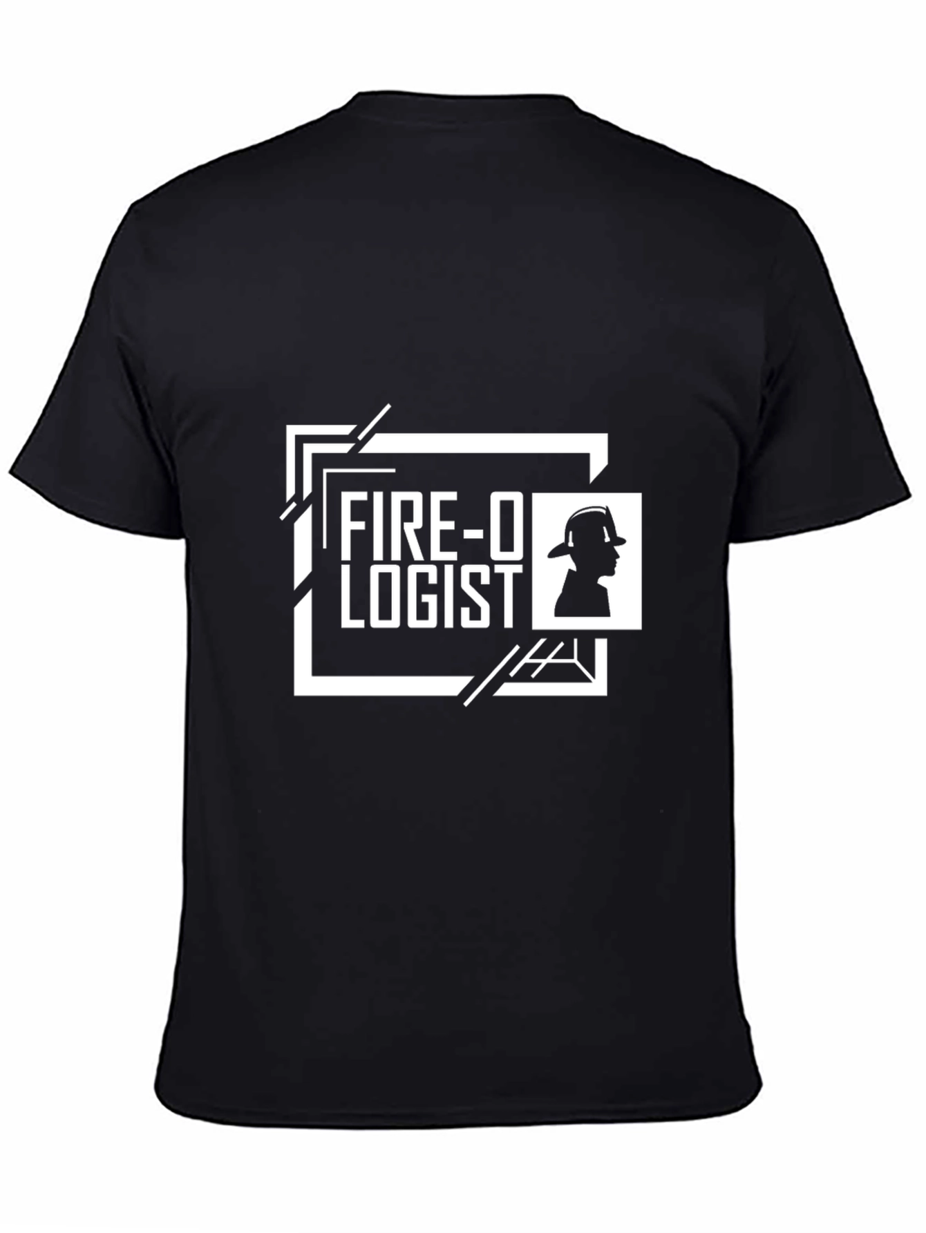 Fire-O-Logist Black Graphic T-Shirt