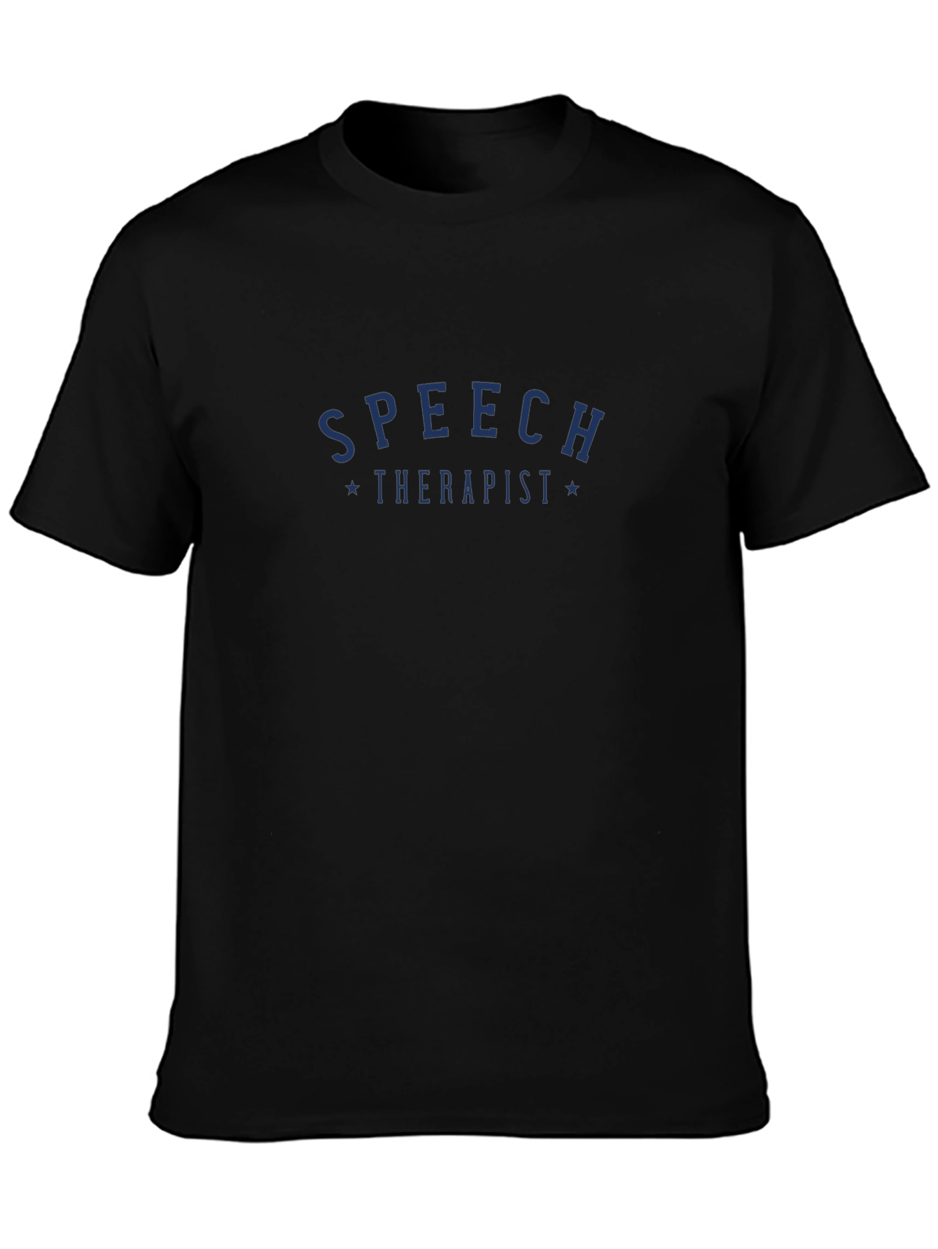 Speech Therapist T-Shirt - Navy Blue Text