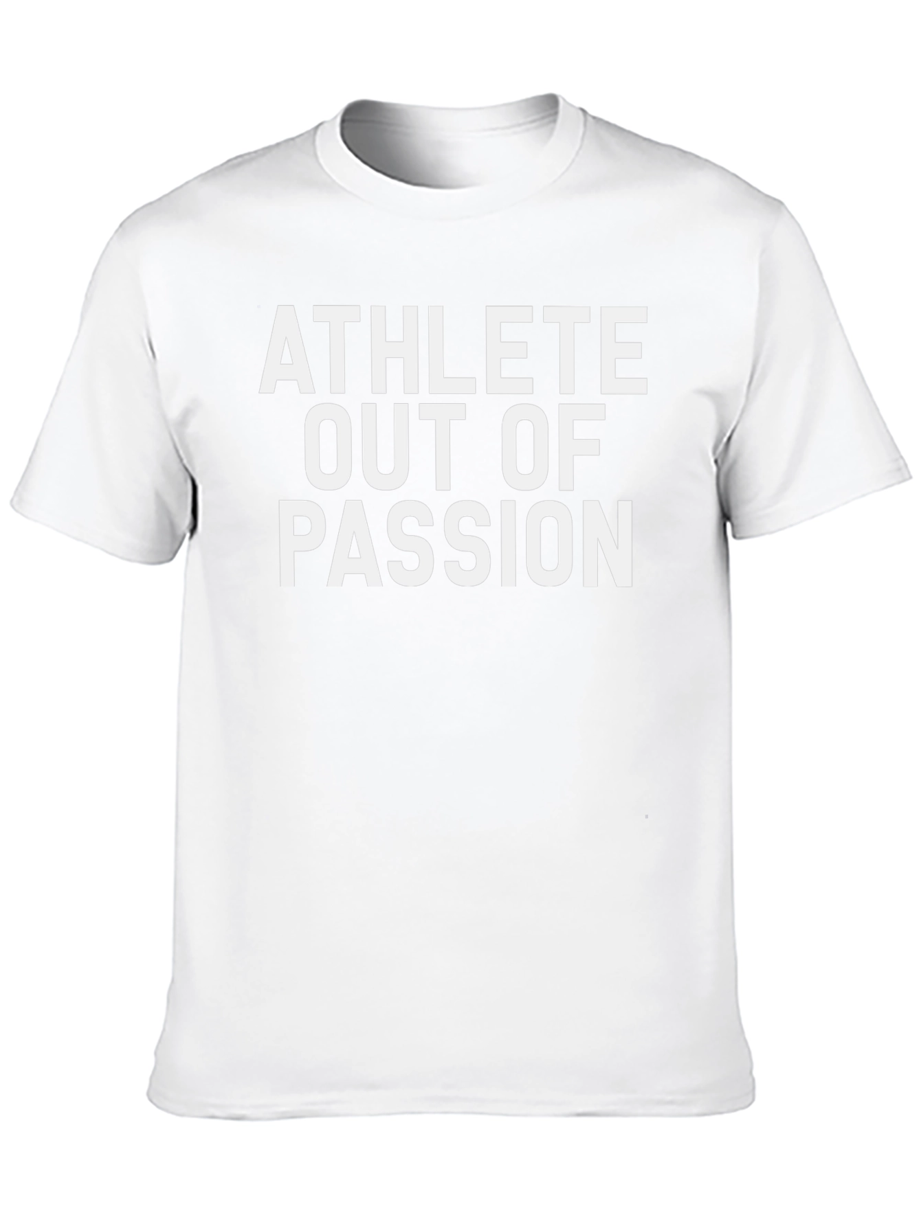 Athlete Out Of Passion Black Graphic Tee