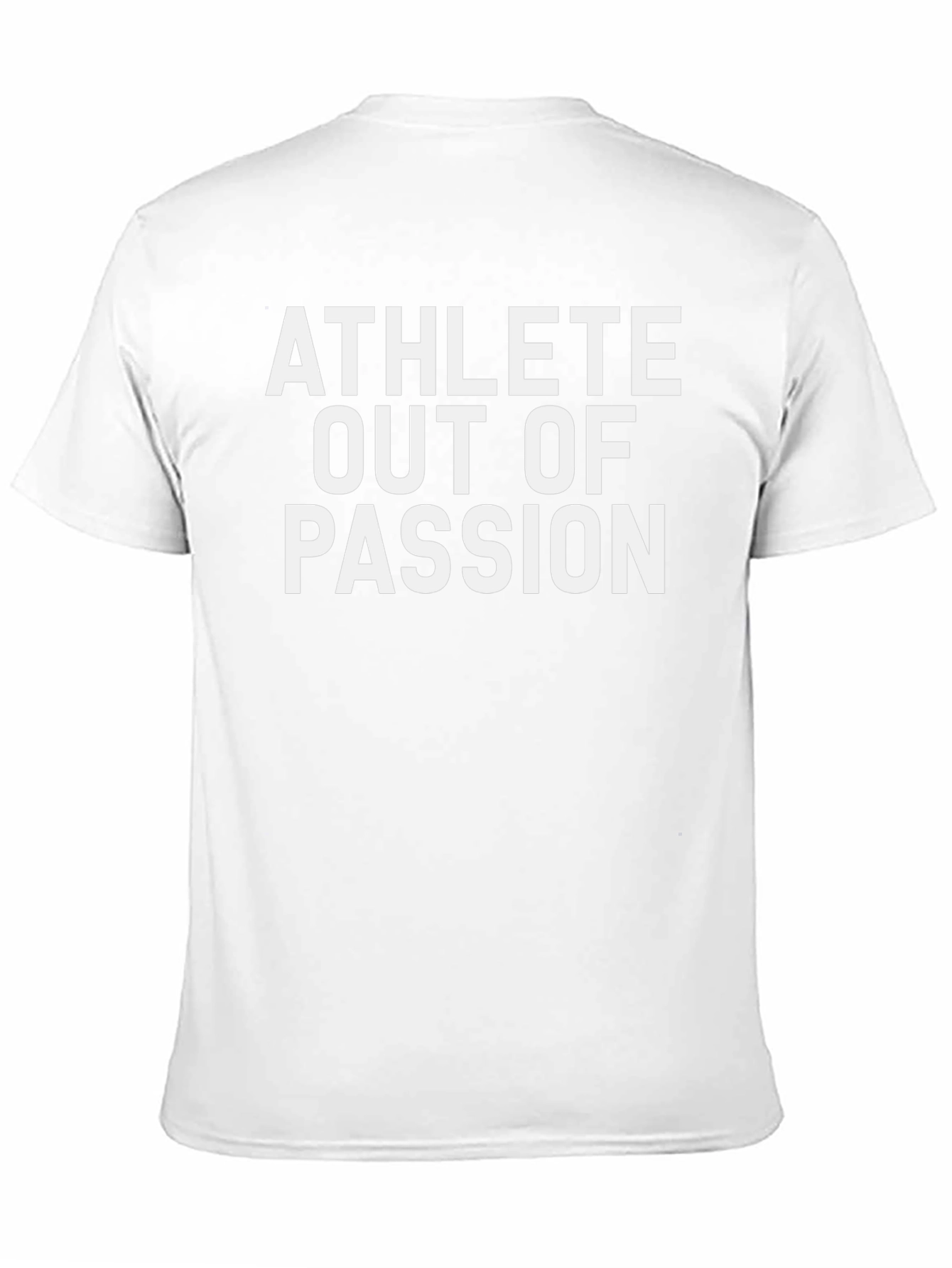 Athlete Out Of Passion Black Graphic Tee