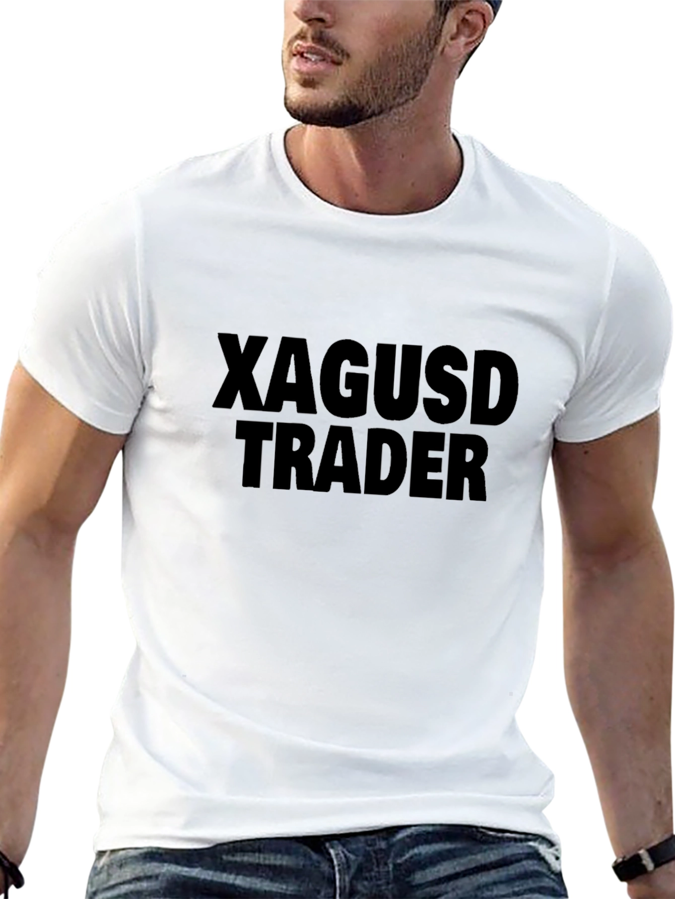 XAGUSD Trader Black T-Shirt