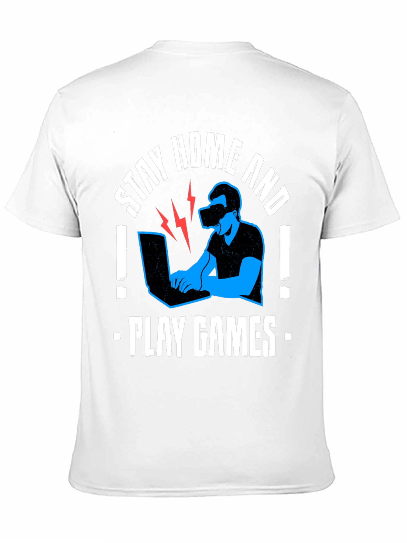 Stay Home & Play Games VR T-Shirt