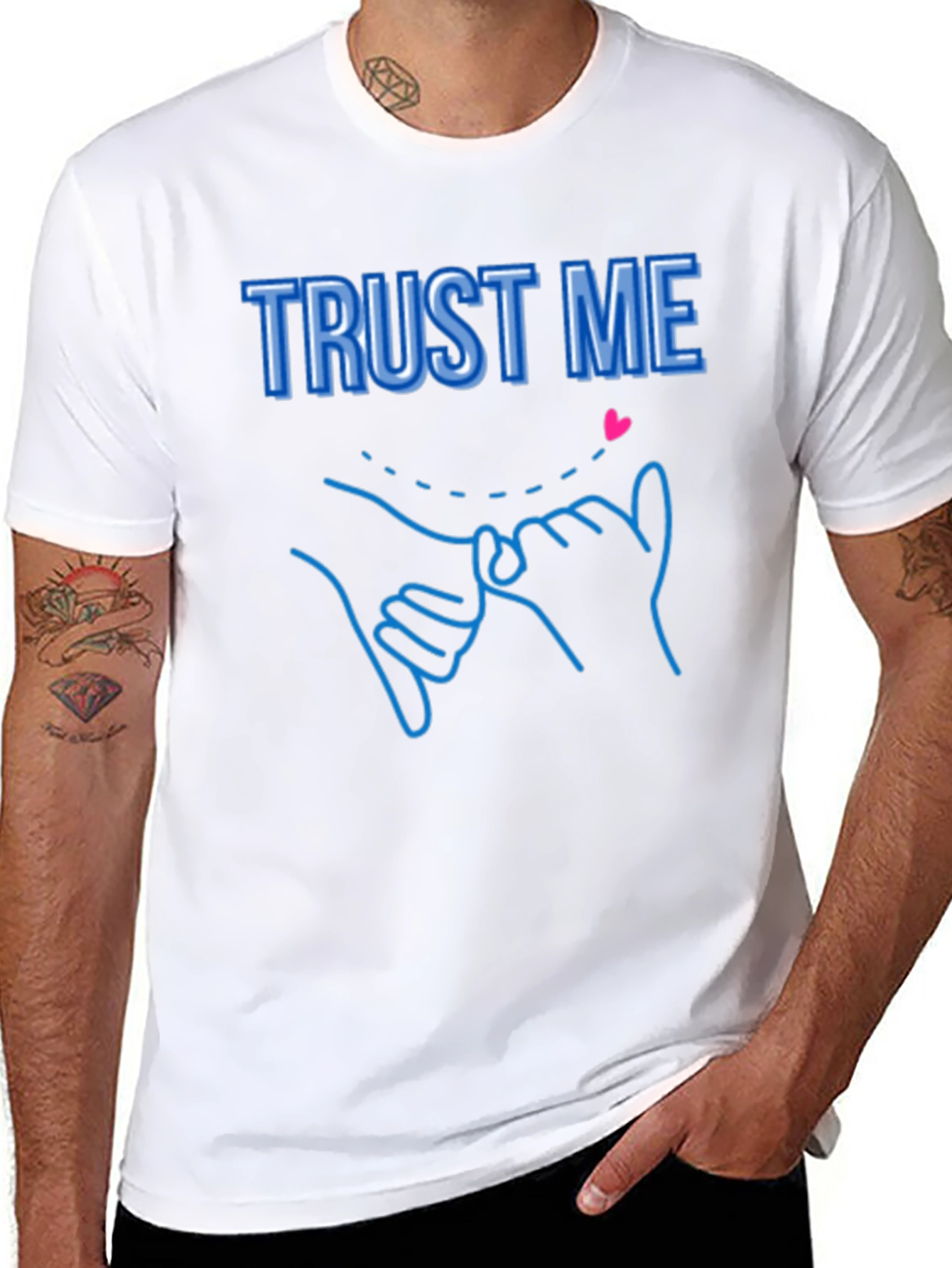 Trust Me Pinky Promise Graphic Tee