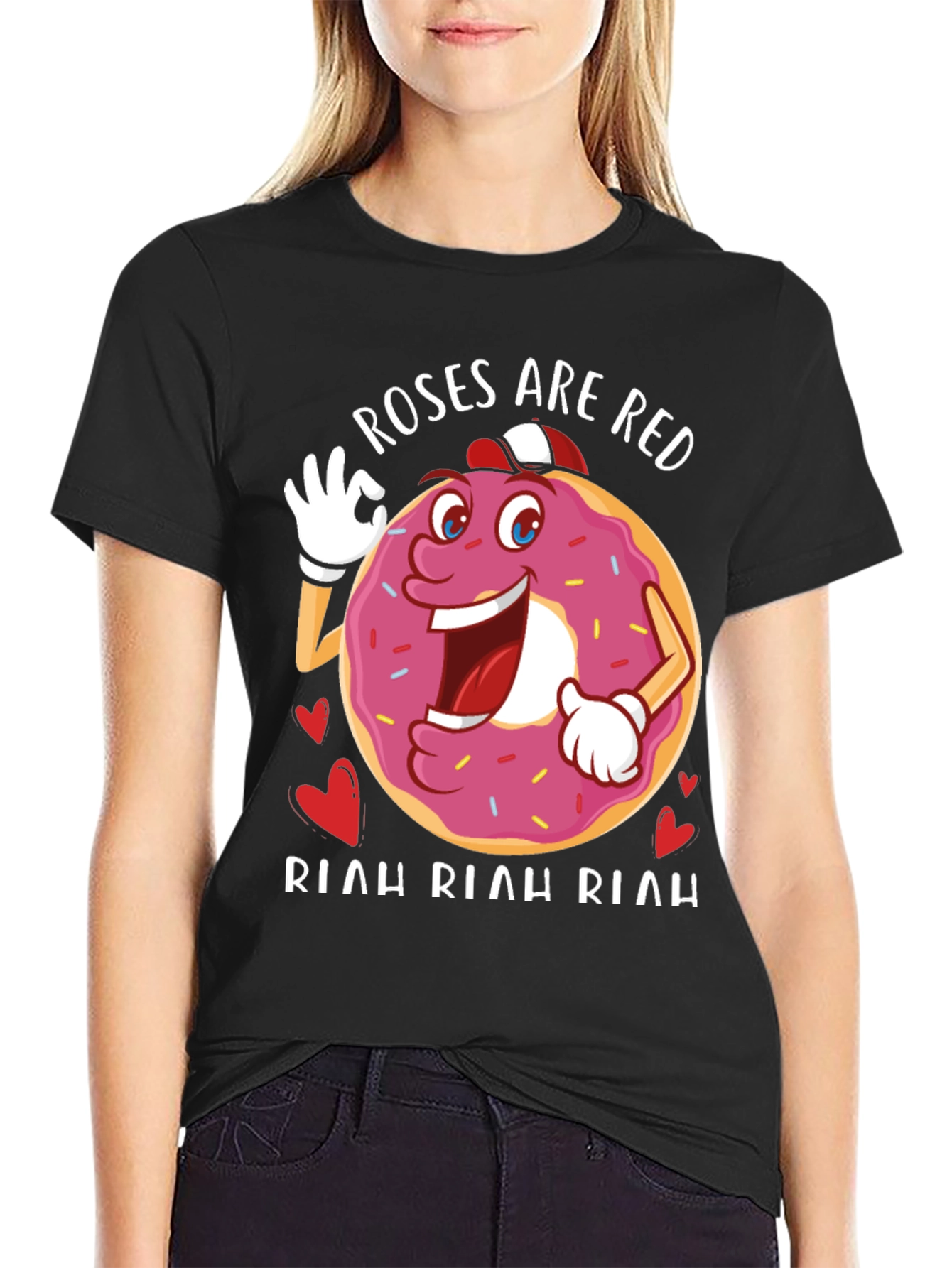 Roses Are Red Donut T-Shirt