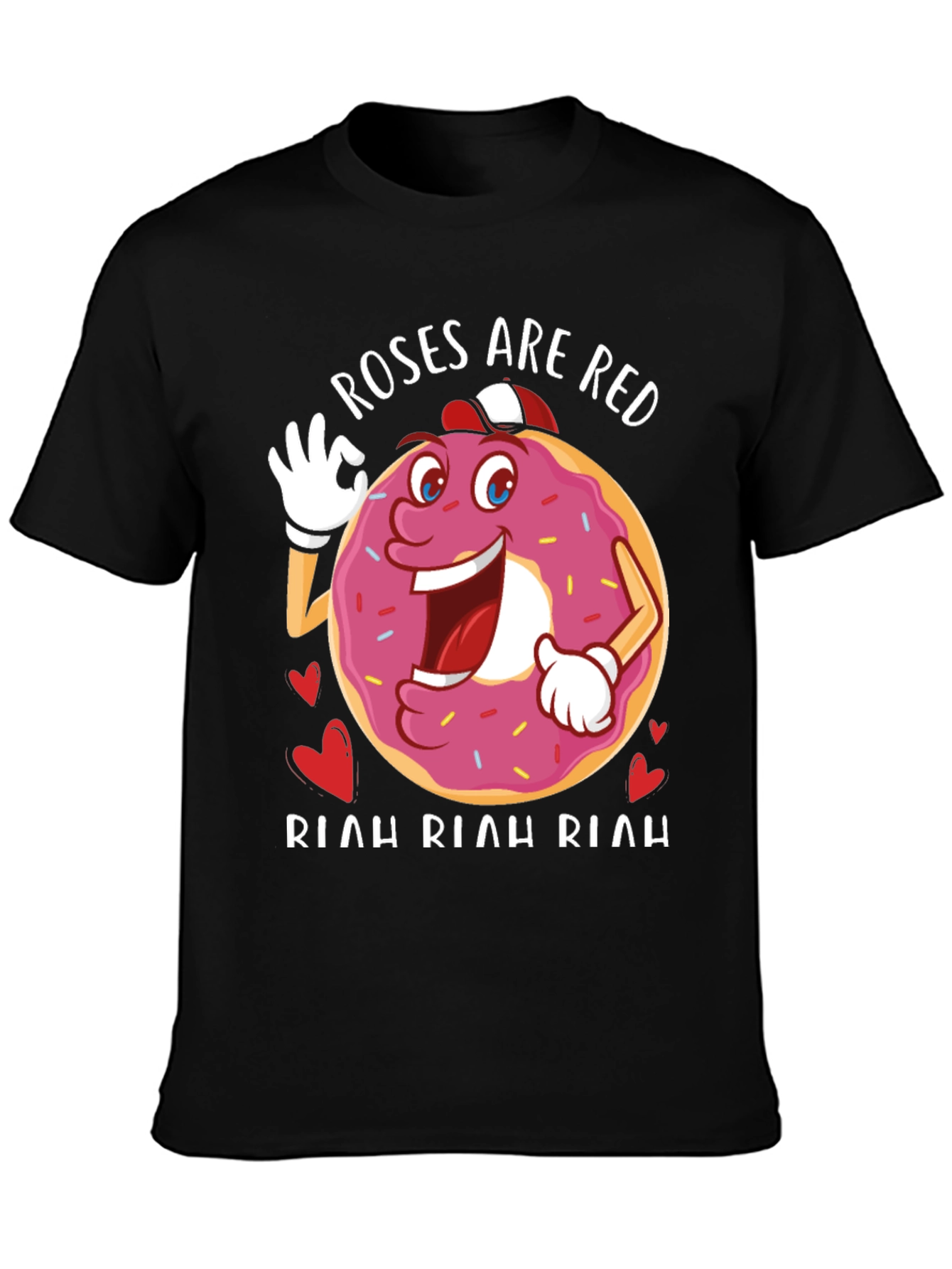 Roses Are Red Donut T-Shirt