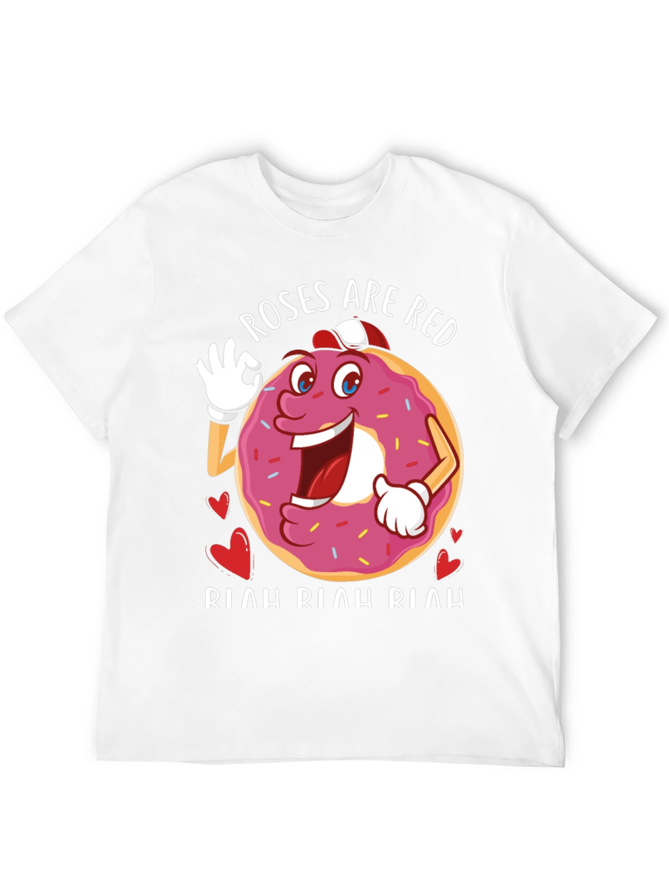 Roses Are Red Donut T-Shirt