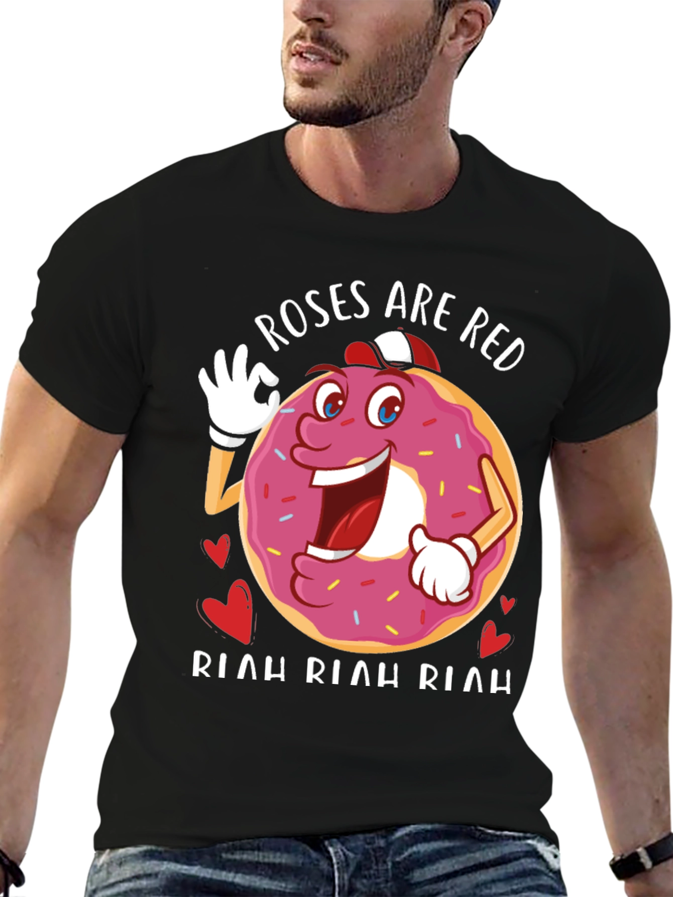 Roses Are Red Donut T-Shirt