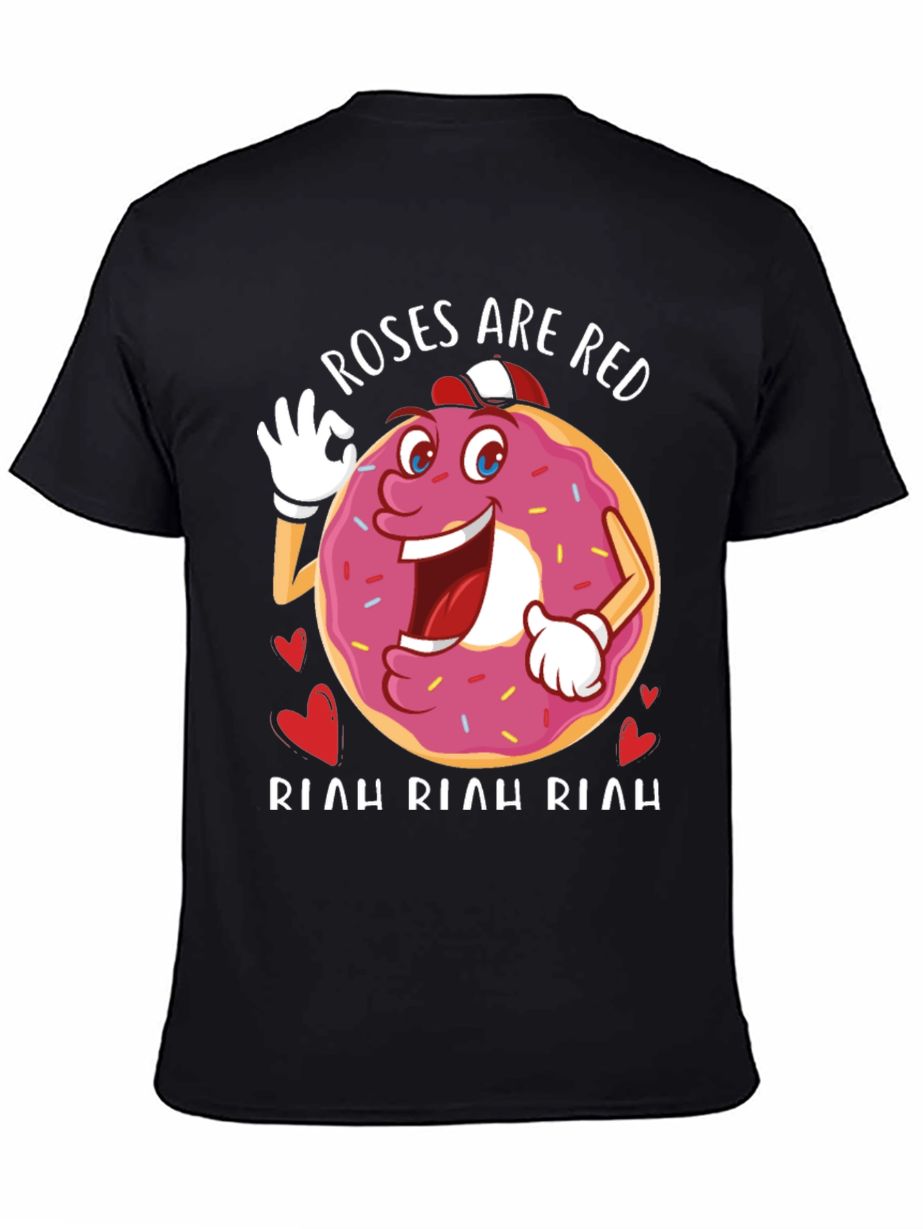 Roses Are Red Donut T-Shirt