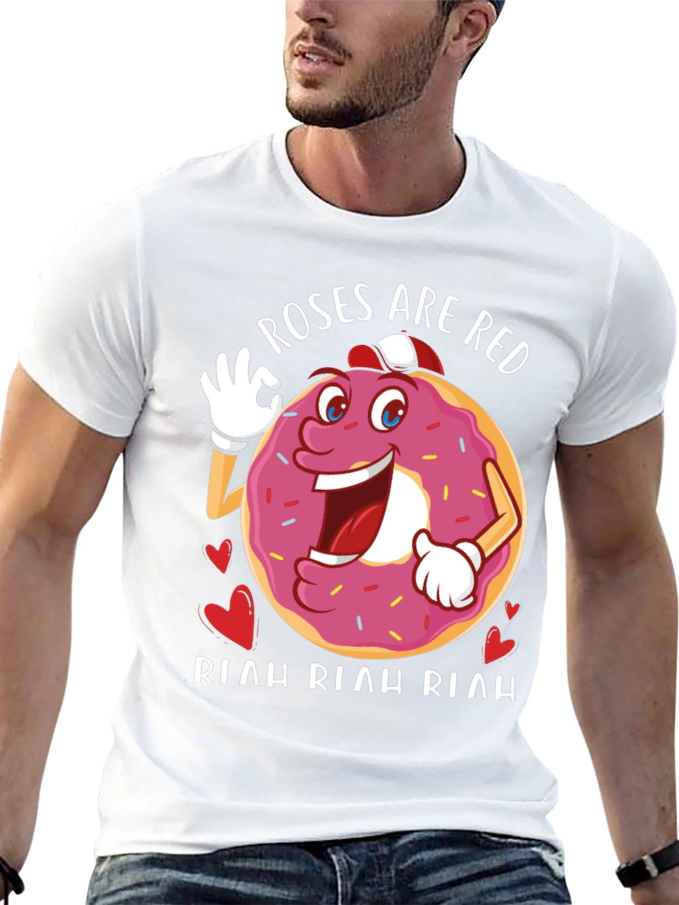 Roses Are Red Donut T-Shirt