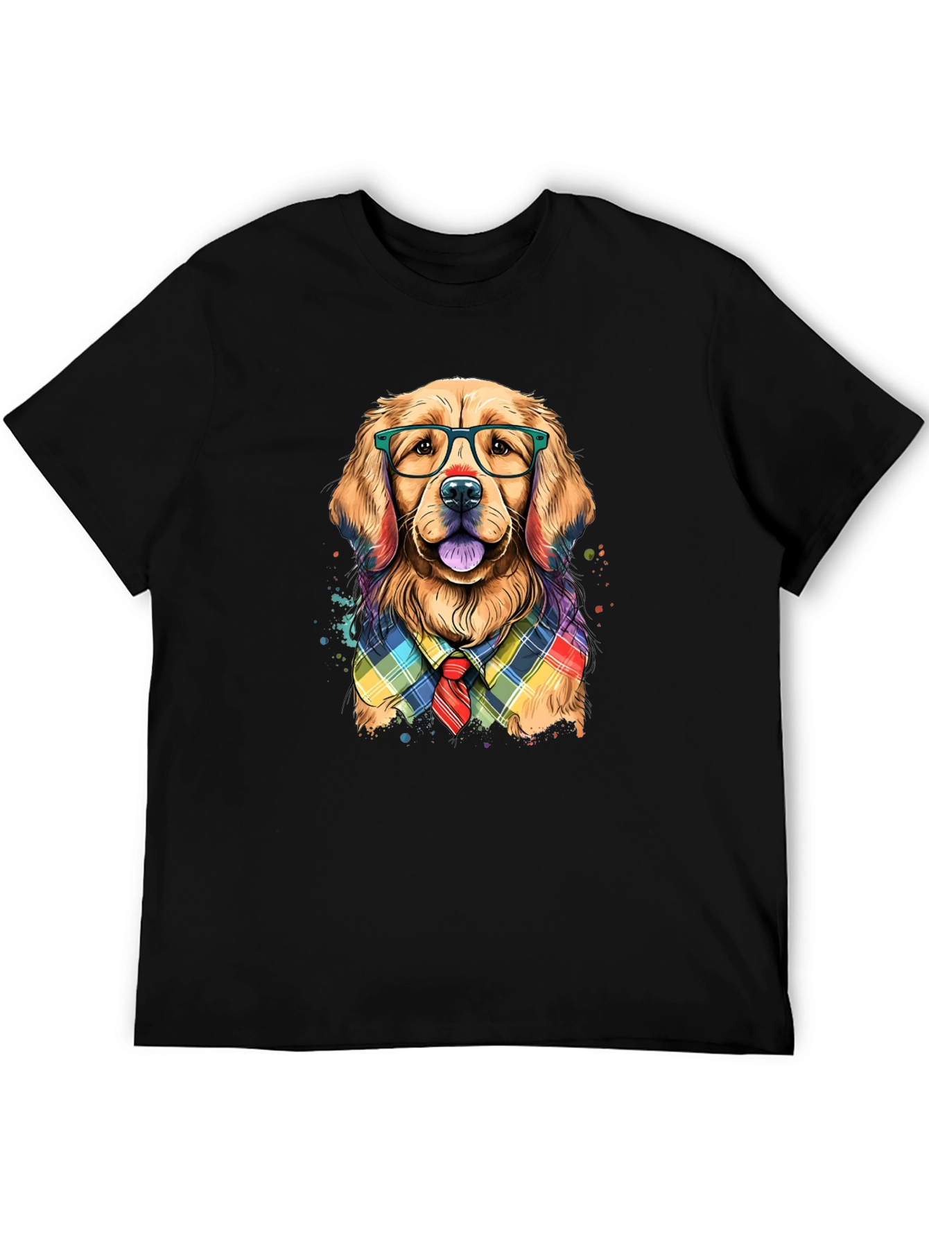 Dog with Glasses Graphic Tee