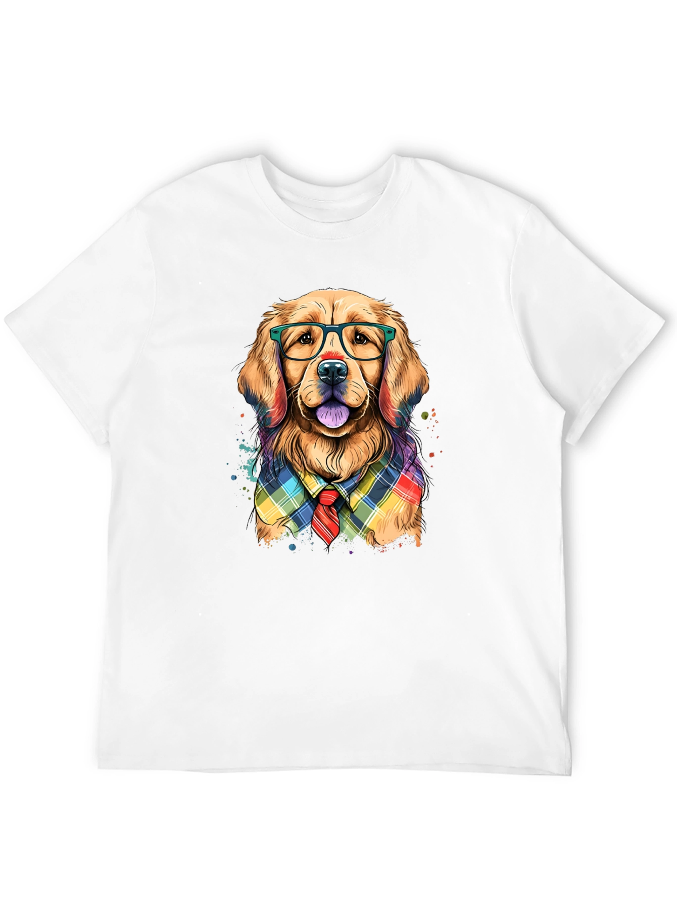Dog with Glasses Graphic Tee