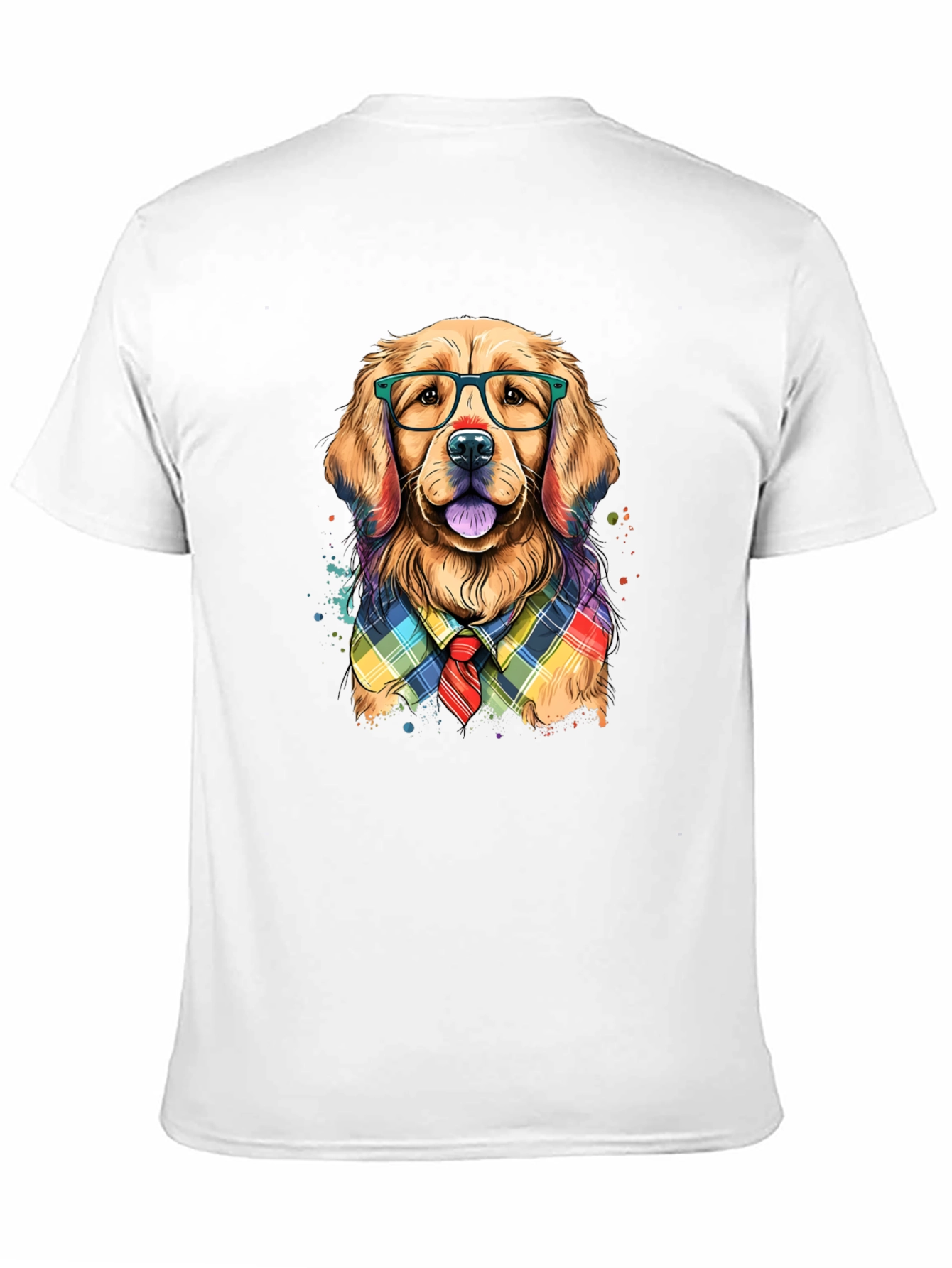 Dog with Glasses Graphic Tee