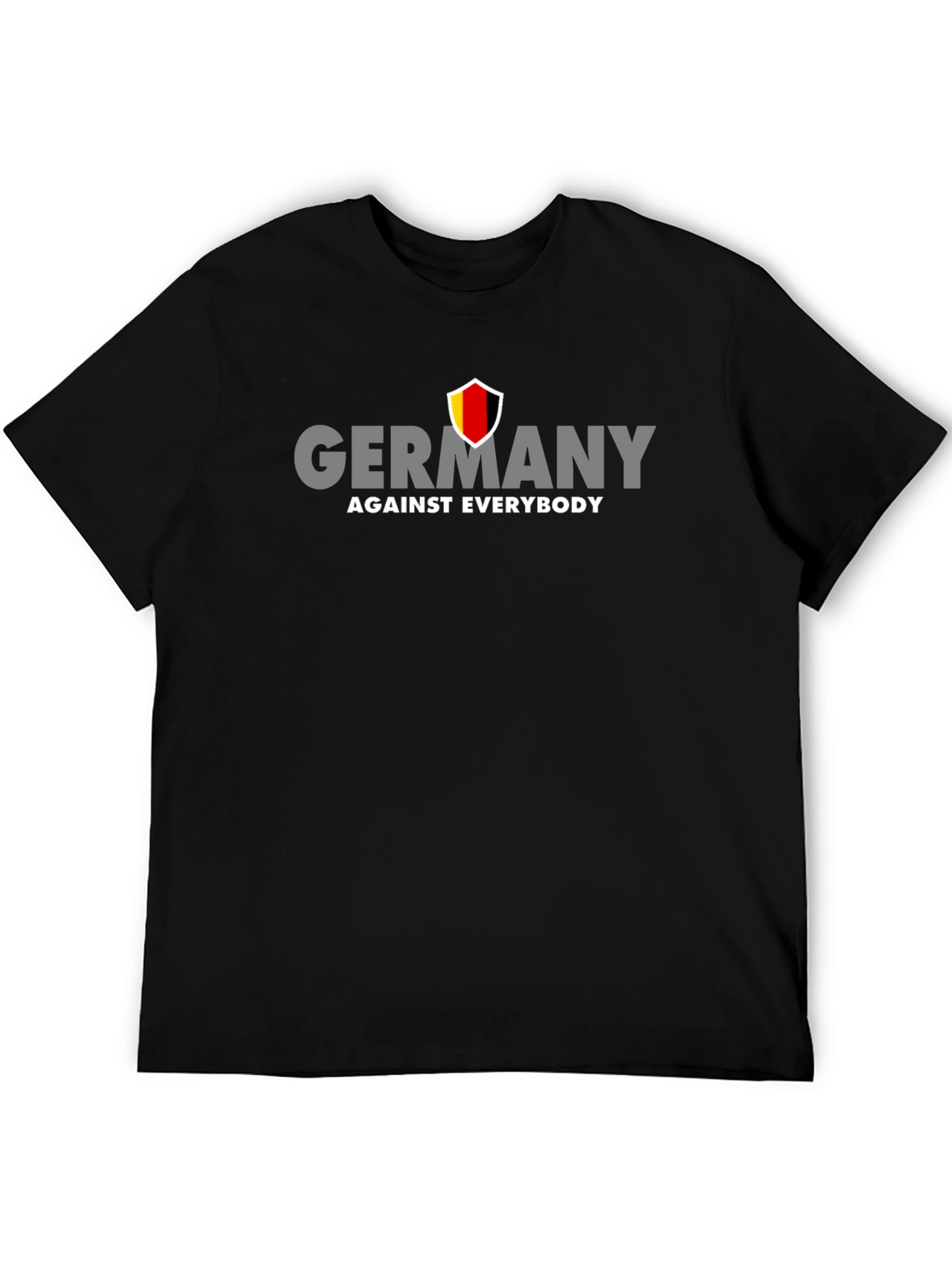 Germany Against Everybody Black T-Shirt