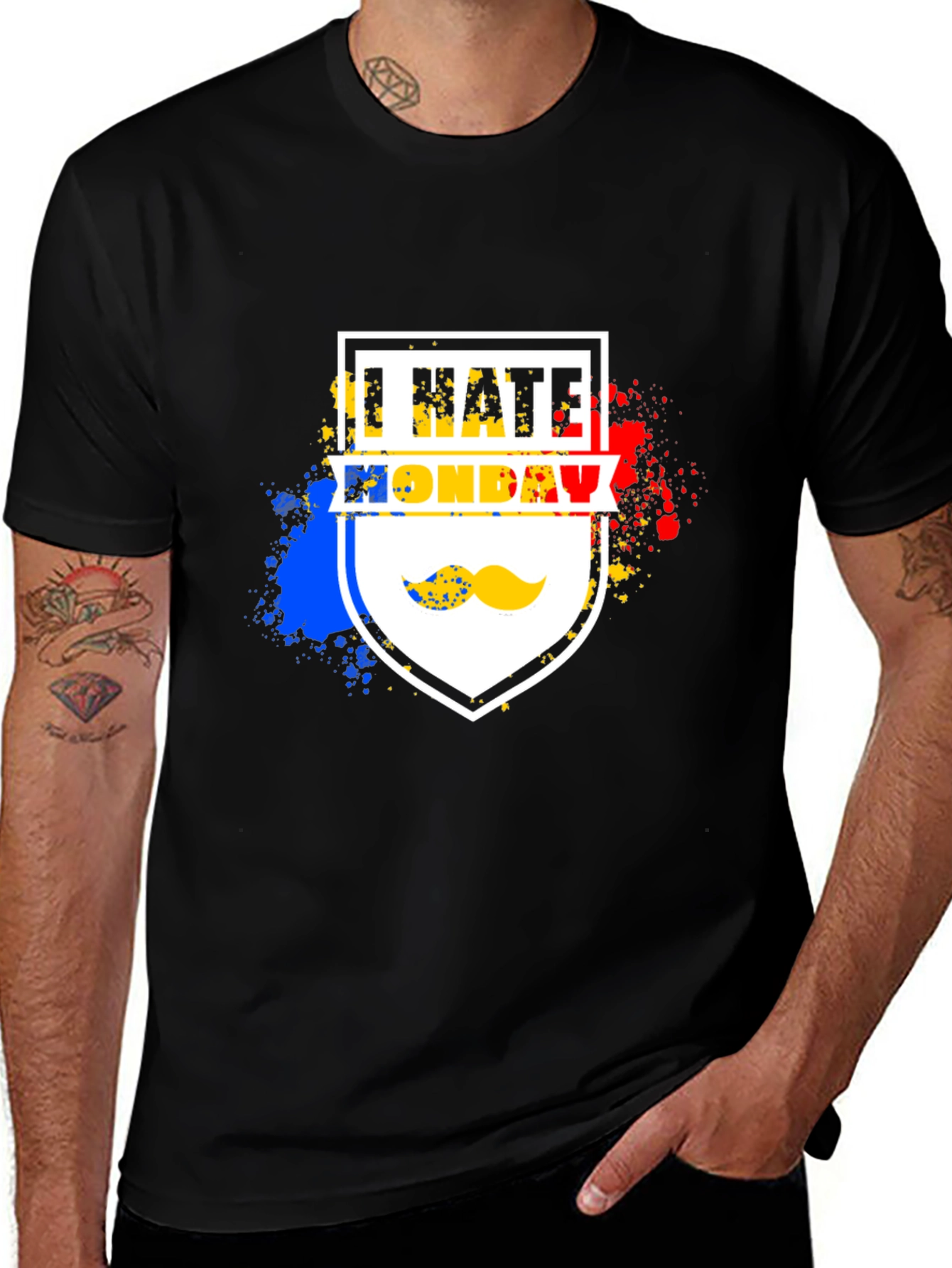 I Hate Monday T-Shirt - Funny Sarcastic Tee