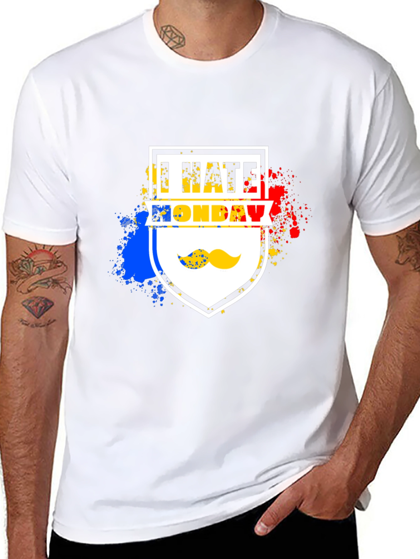 I Hate Monday T-Shirt - Funny Sarcastic Tee