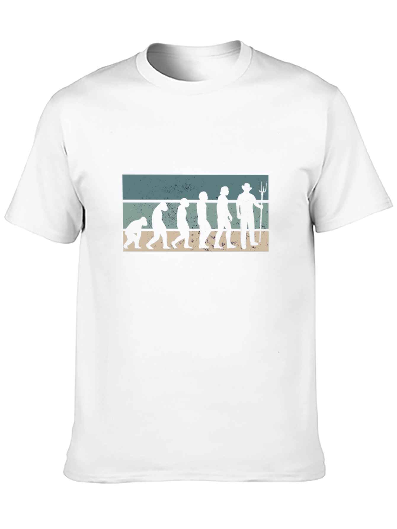 Farmer Evolution T-Shirt - Black Cotton Blend