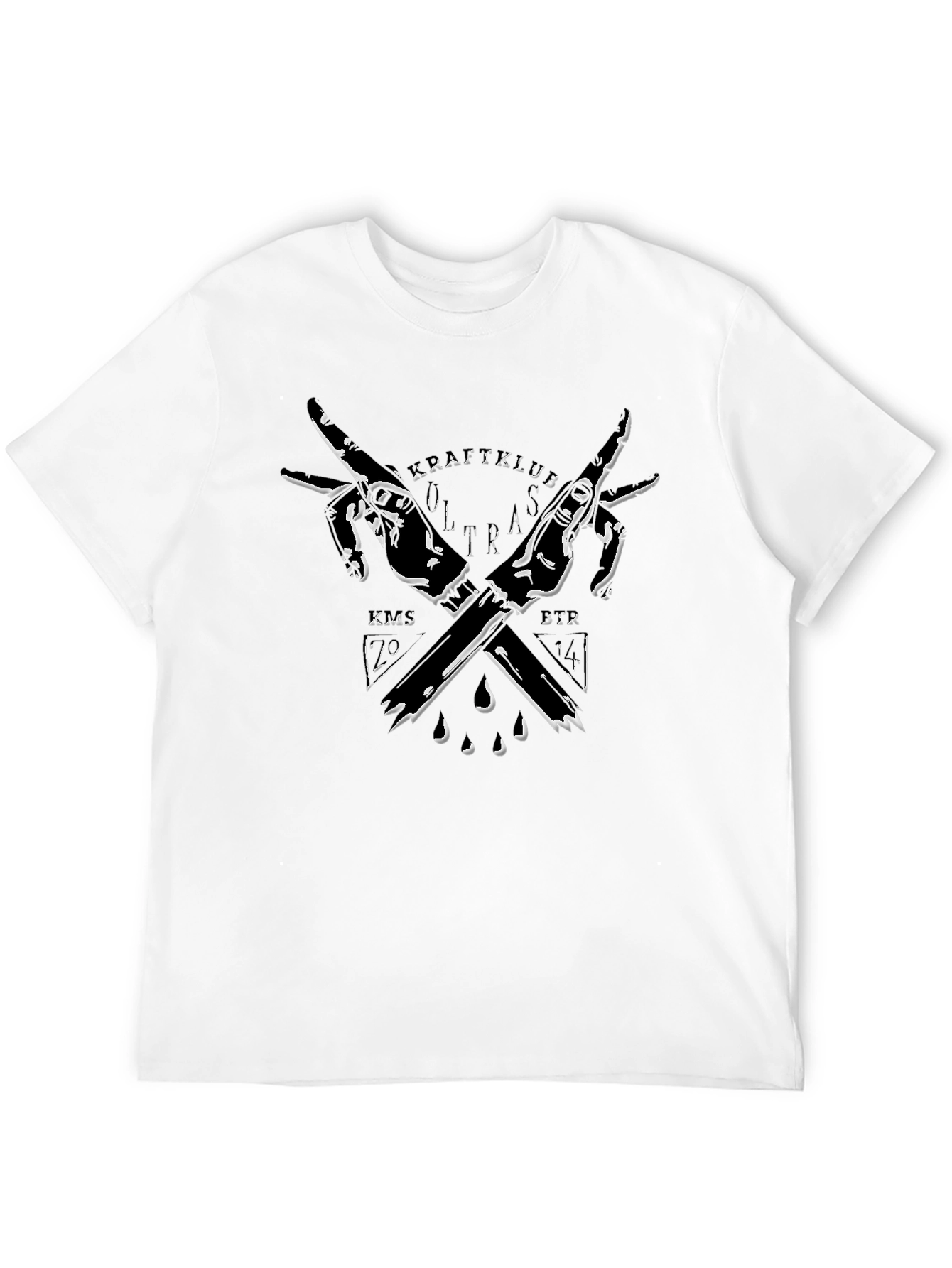 Graphic Print T-Shirt - Edgy Streetwear Design