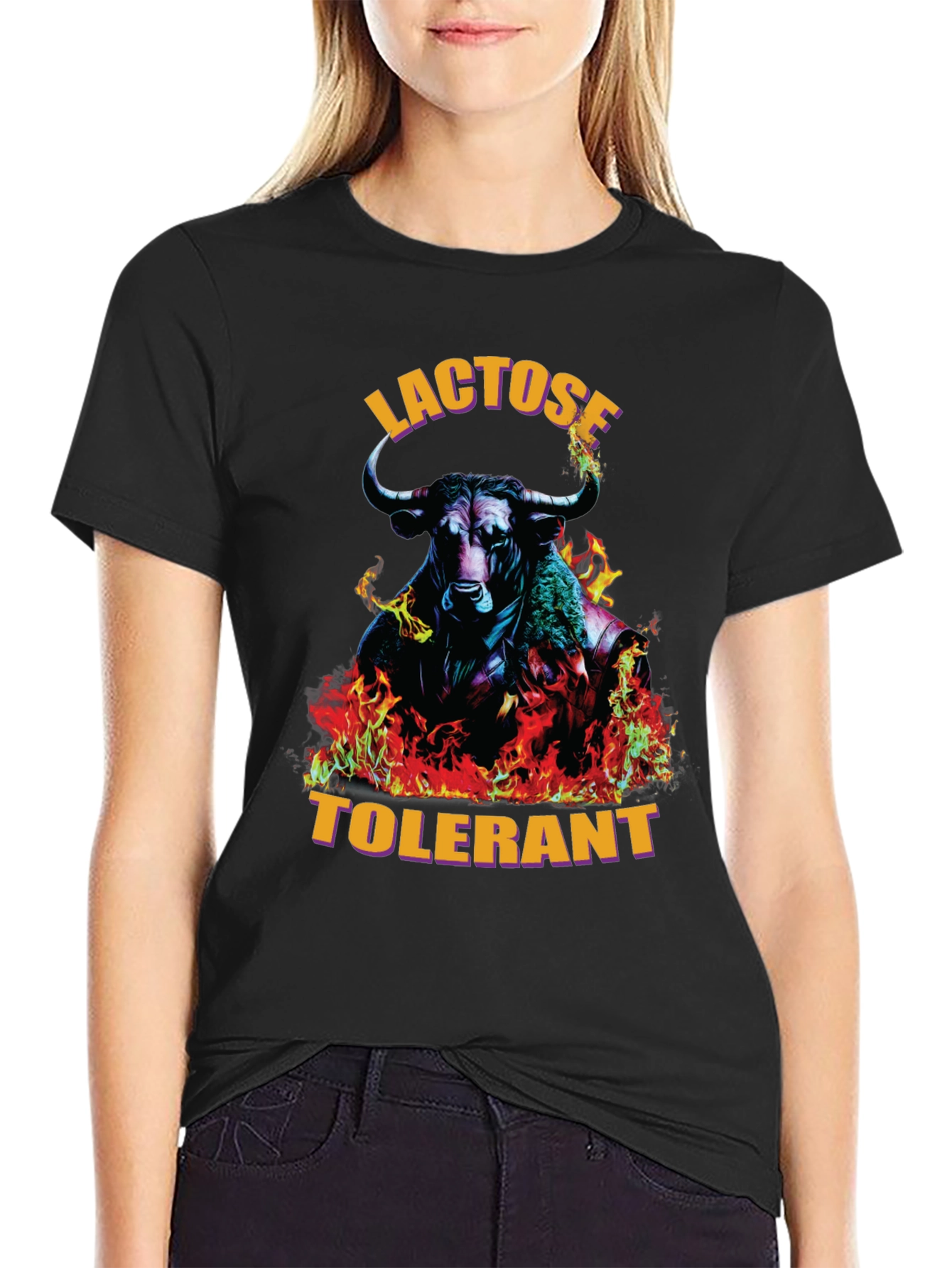 Lactose Tolerant Bull Graphic Tee