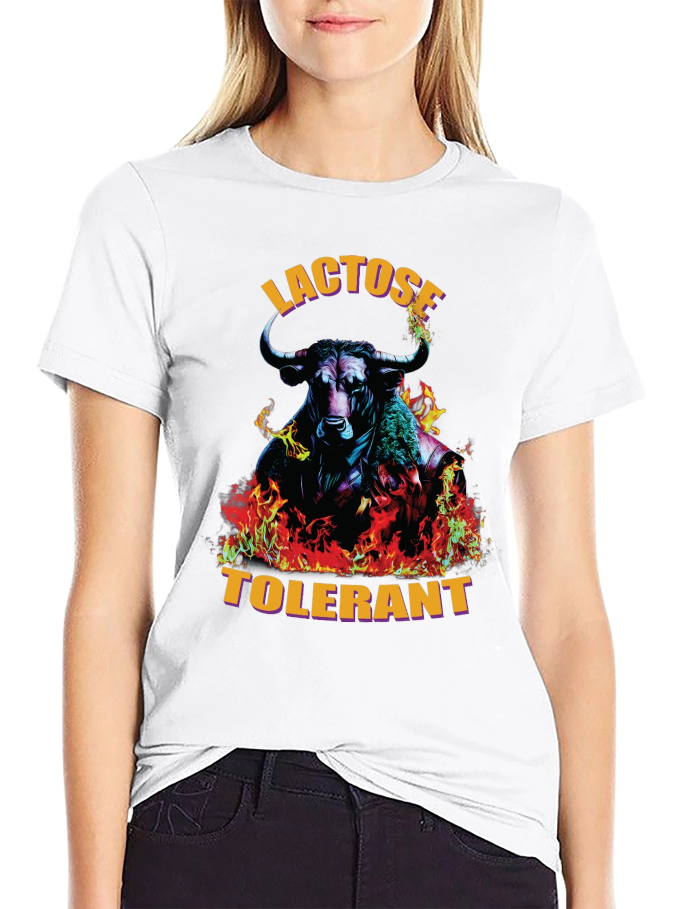 Lactose Tolerant Bull Graphic Tee
